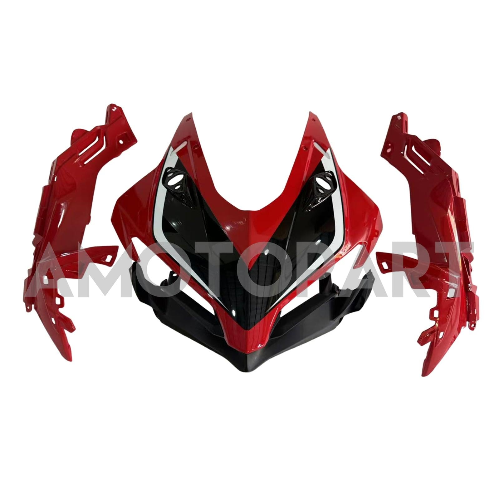 Amotopart 2005-2006 Honda CBR600RR Red Black with White Logo Fairing Kit