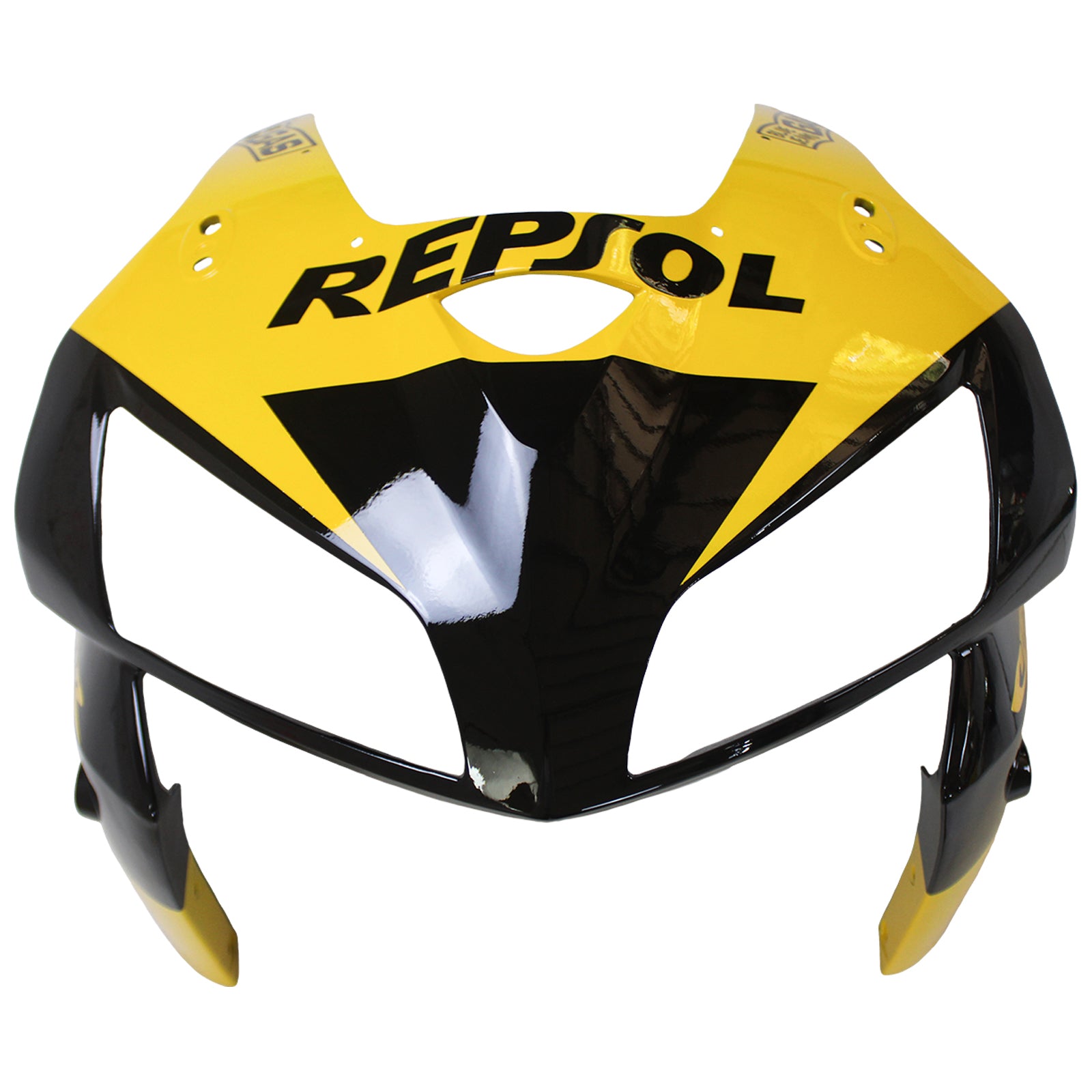Amotopart 2005-2006 Honda CBR600RR Yellow Black Fairing Zestaw