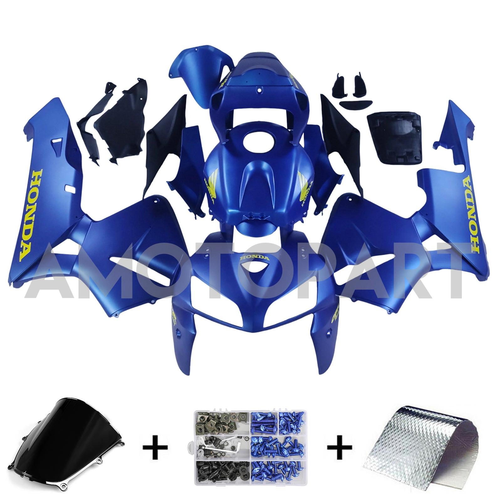 Amotopart 2005-2006 Honda CBR600RR Blue Fairing Kit