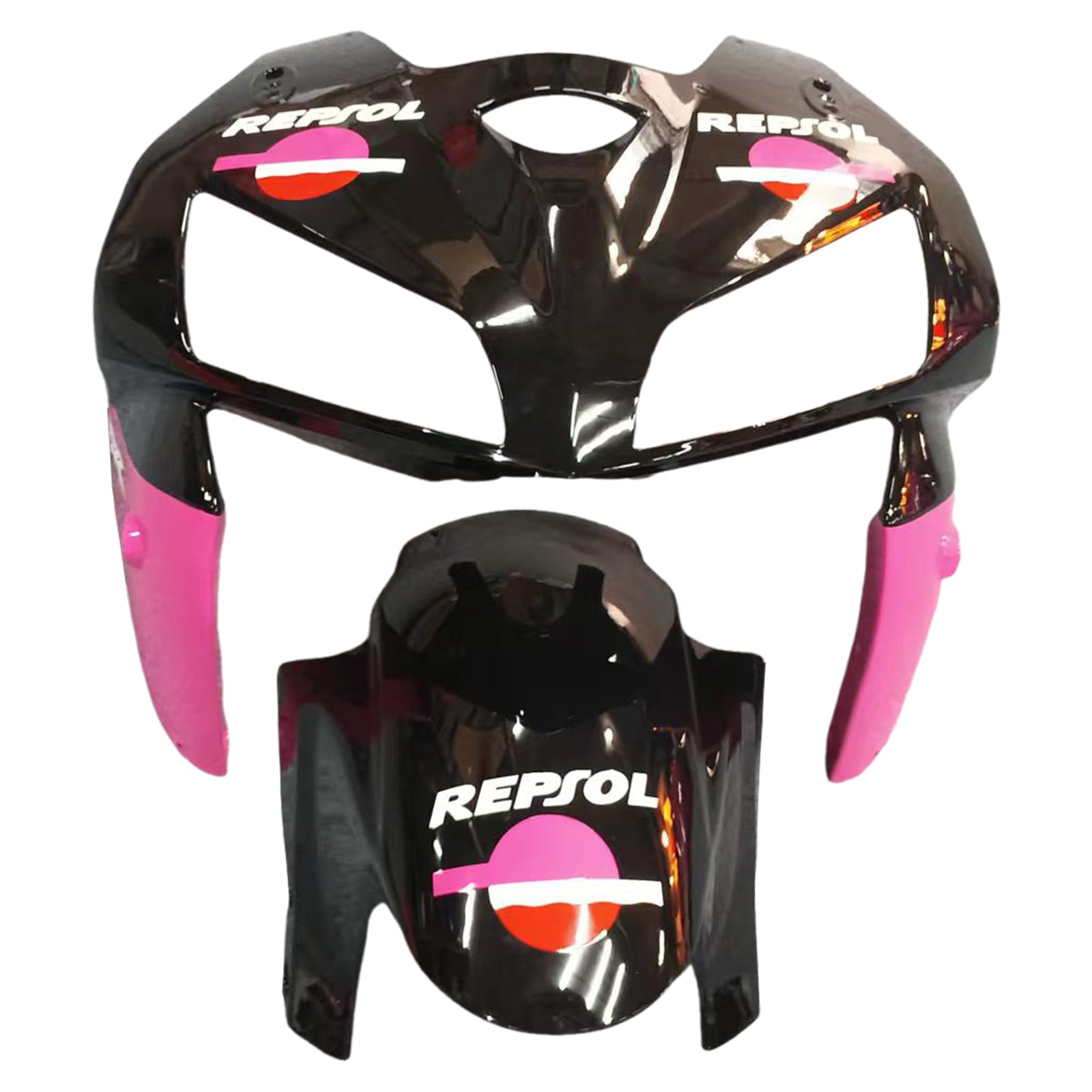 Amotopart 2005-2006 Honda CBR600RR Pink Black Fairing Kit