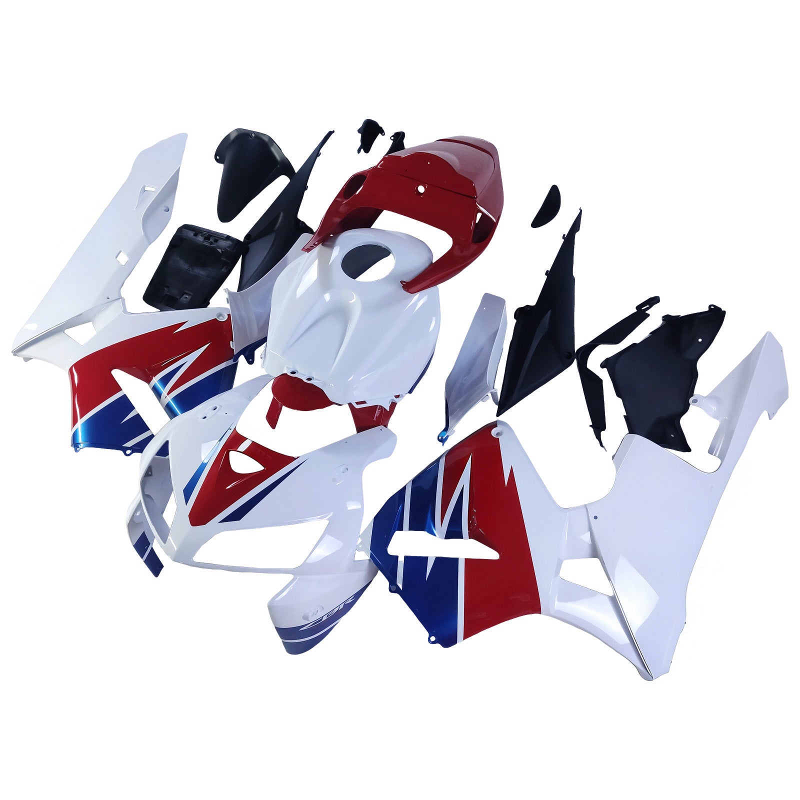 Amotopart 2005-2006 ホンダ CBR600RR レッドブルーホワイトフェアリングキット