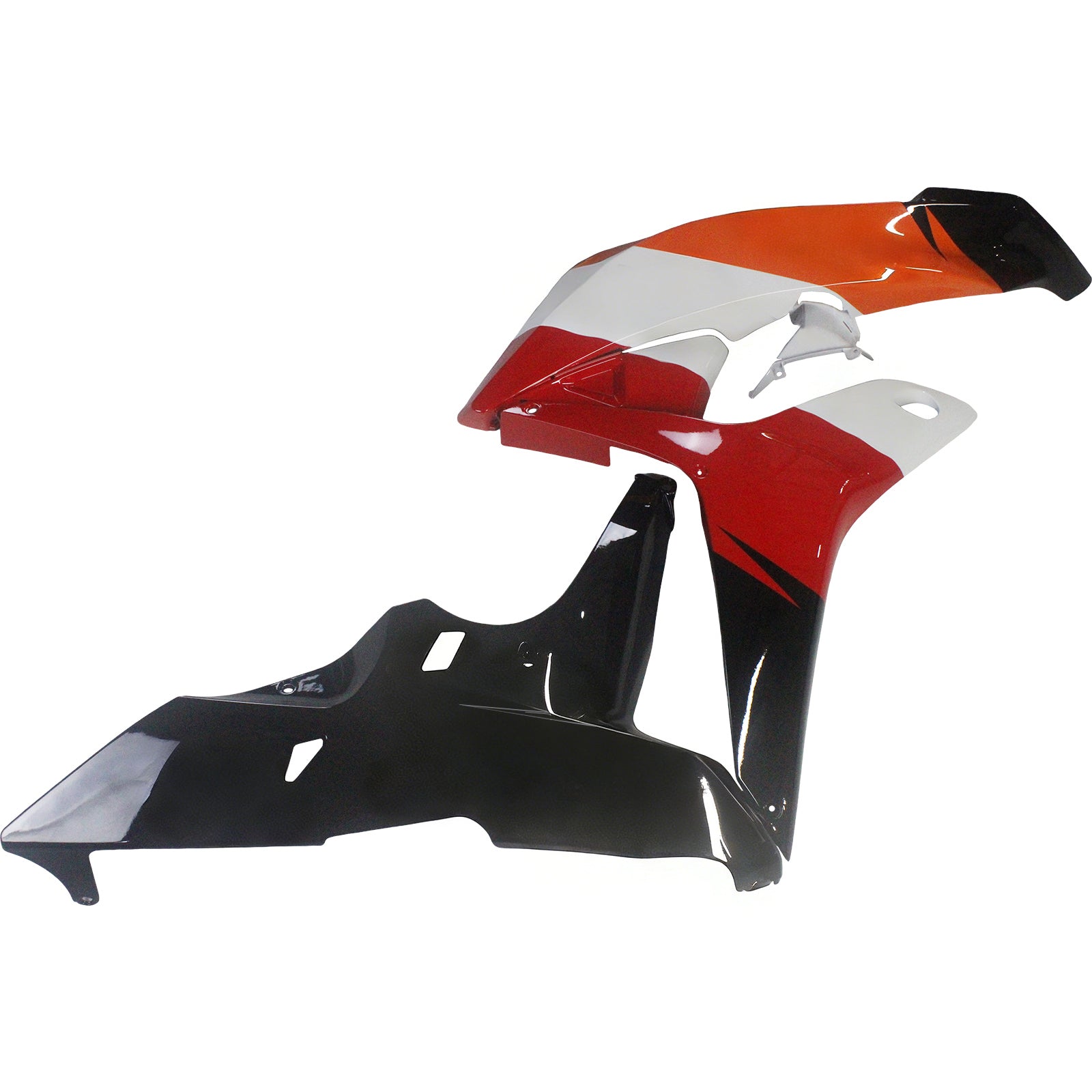 Amotopart 2007-2008 Honda CBR600RR Red&Orange Repjol Fairing Kit