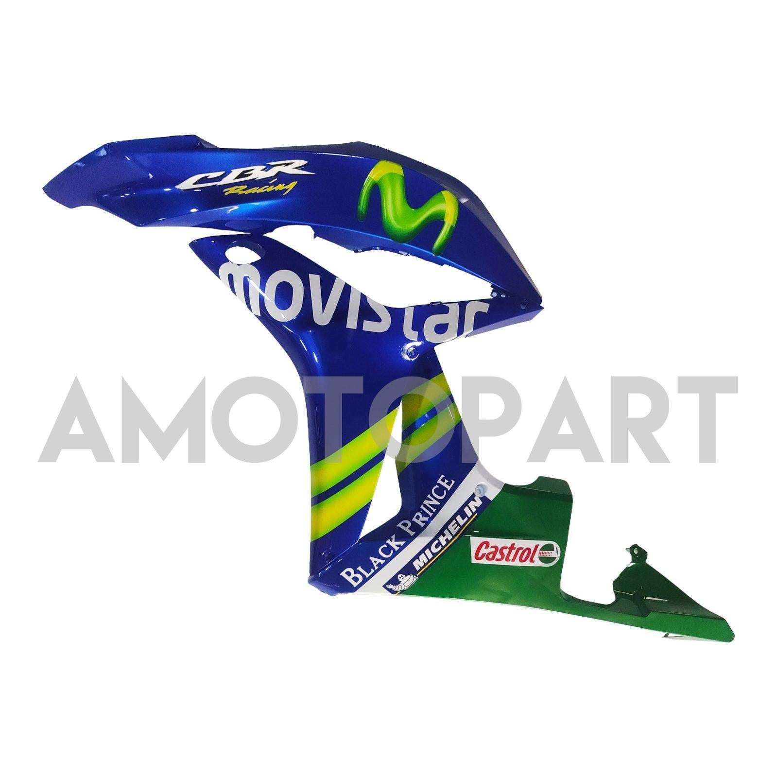 Amotopart 2007-2008 Honda CBR600RR Blue & Green Failing Kit