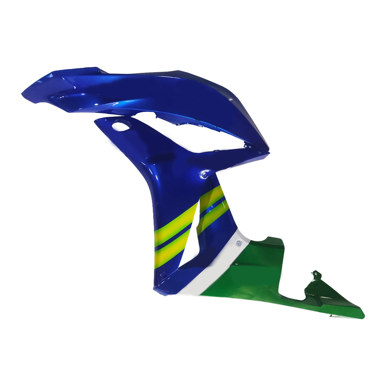 Amotopart 2007-2008 Honda CBR600RR Blue & Green Fairing Kit