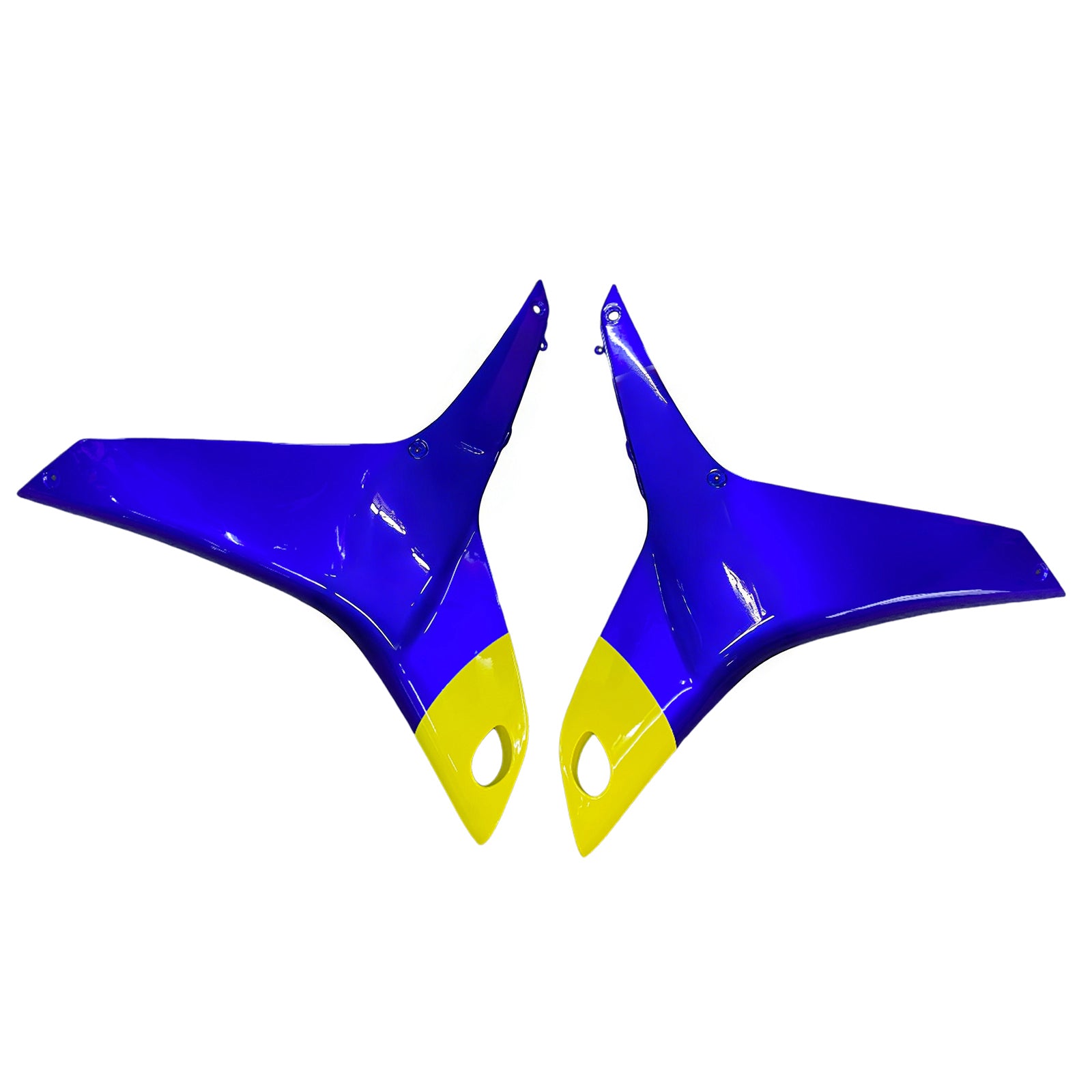 Amotopart 2007-2008 Honda CBR600RR Blue Yellow Fairing Kit