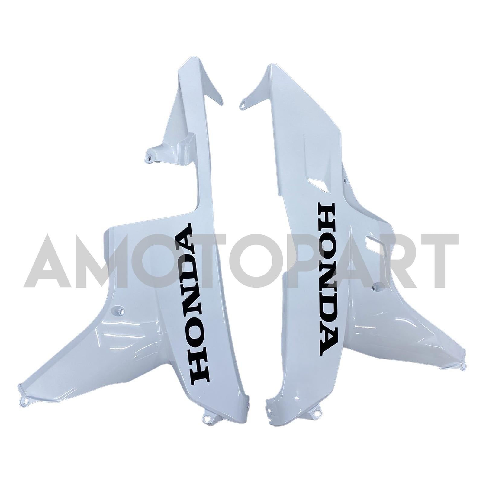 Amotopart Honda 2007-2008 CBR600RR White Black Fairing Kit