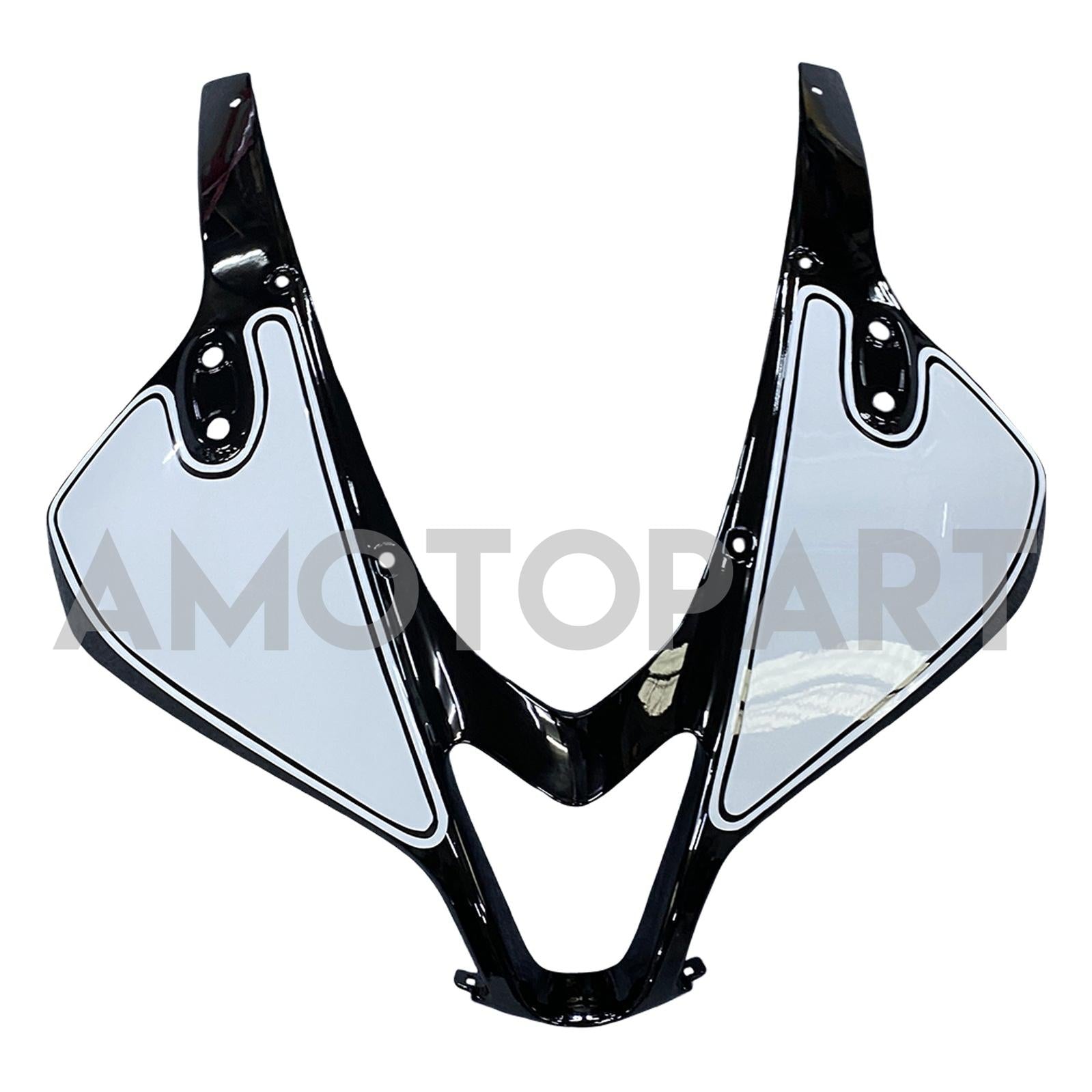 Amotopart Honda 2007-2008 CBR600RR White Black Fairing Kit