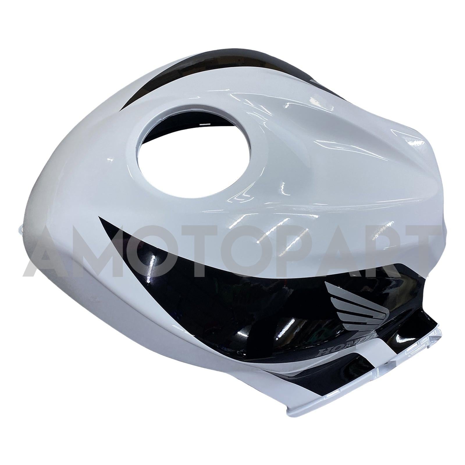 Amotopart Honda 2007-2008 CBR600RR White Black Fairing Kit