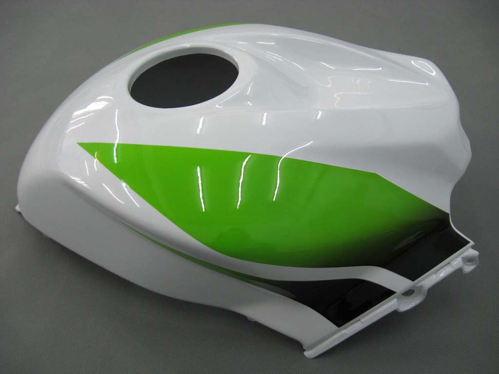 Amotopart 2007-2008 Honda CBR600RR White&Green Fairing Kit