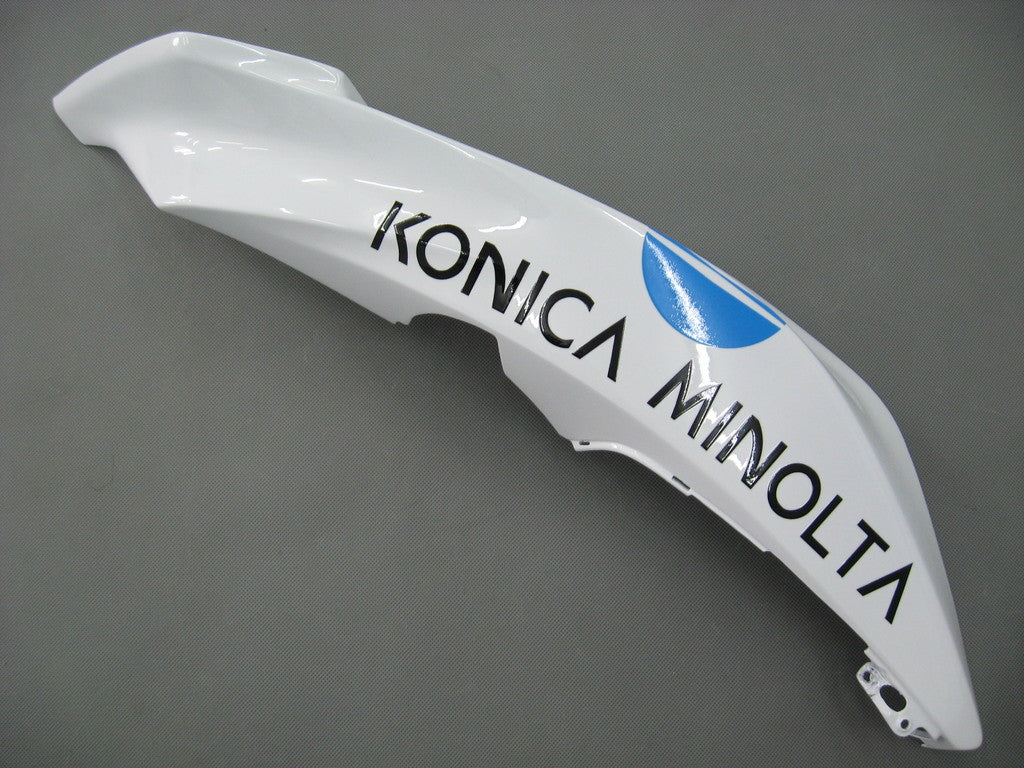 Amotopart 2007-2008 Honda CBR600RR Kit de carenado blanco y azul