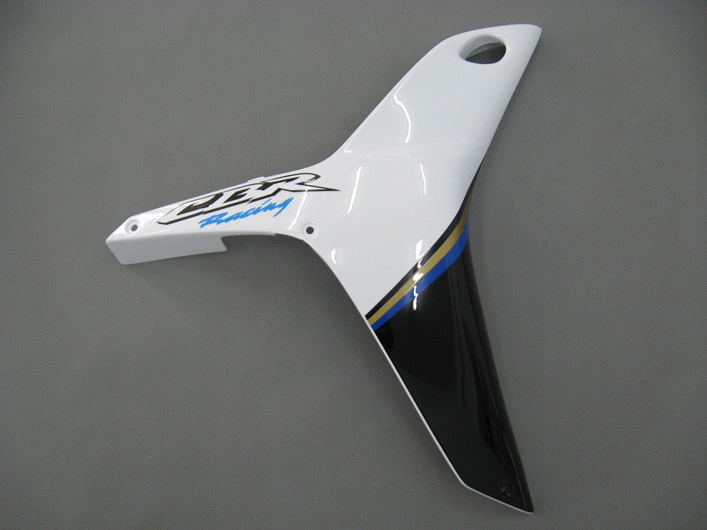 Amotopart 2007-2008 Honda CBR600RR Kit de carenado blanco y azul