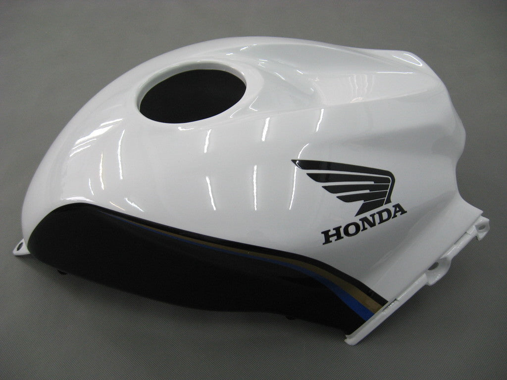Amotopart 2007-2008 Honda CBR600RR Kit de carenado blanco y azul