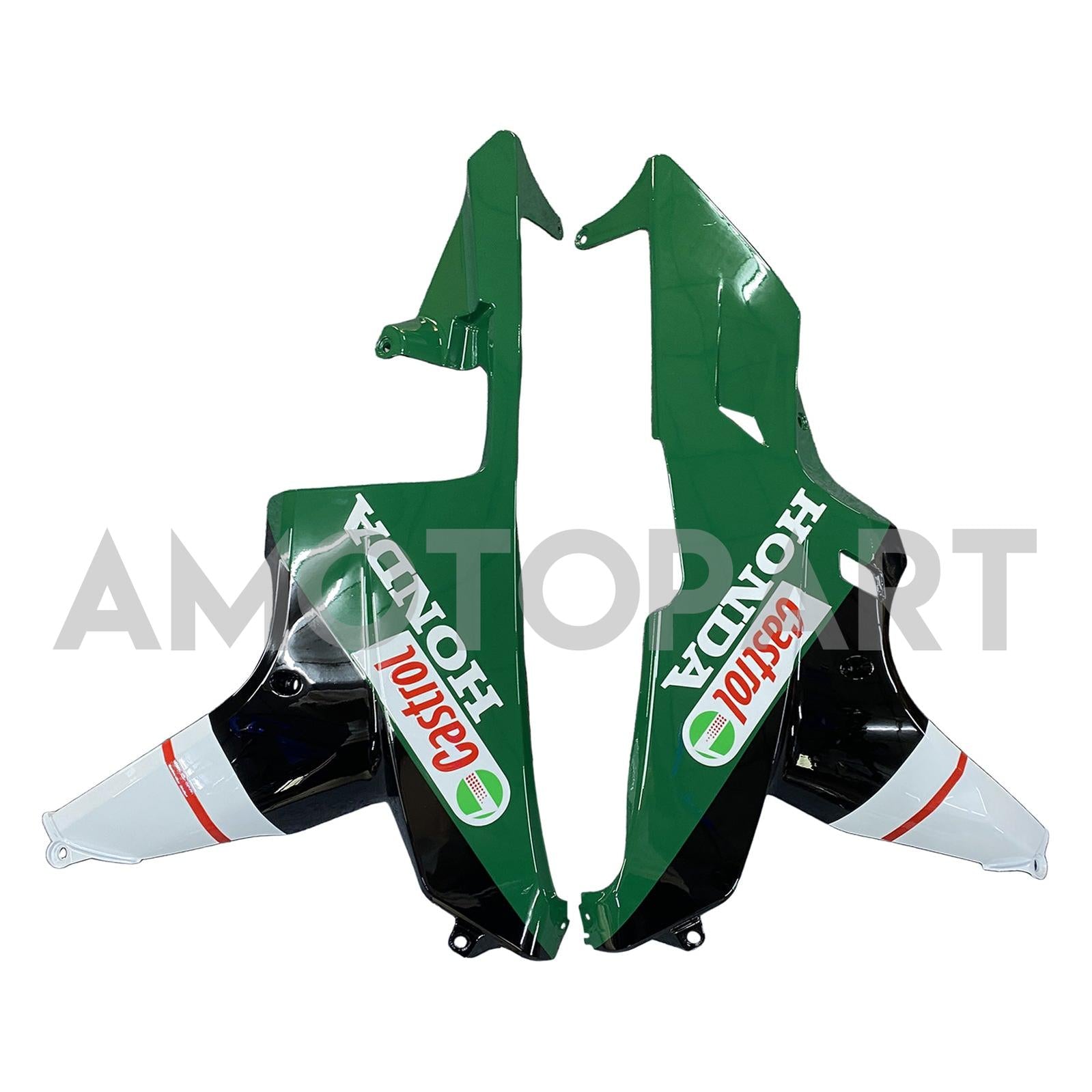 Amotopart 2007-2008 Honda CBR600RR Green & Red Fairing Kit