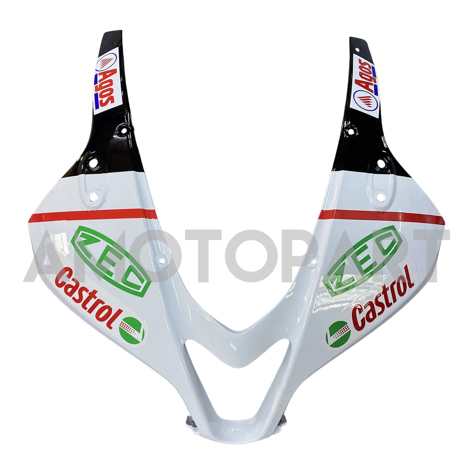 Amotopart 2007-2008 Honda CBR600RR Green & Red Fairing Kit