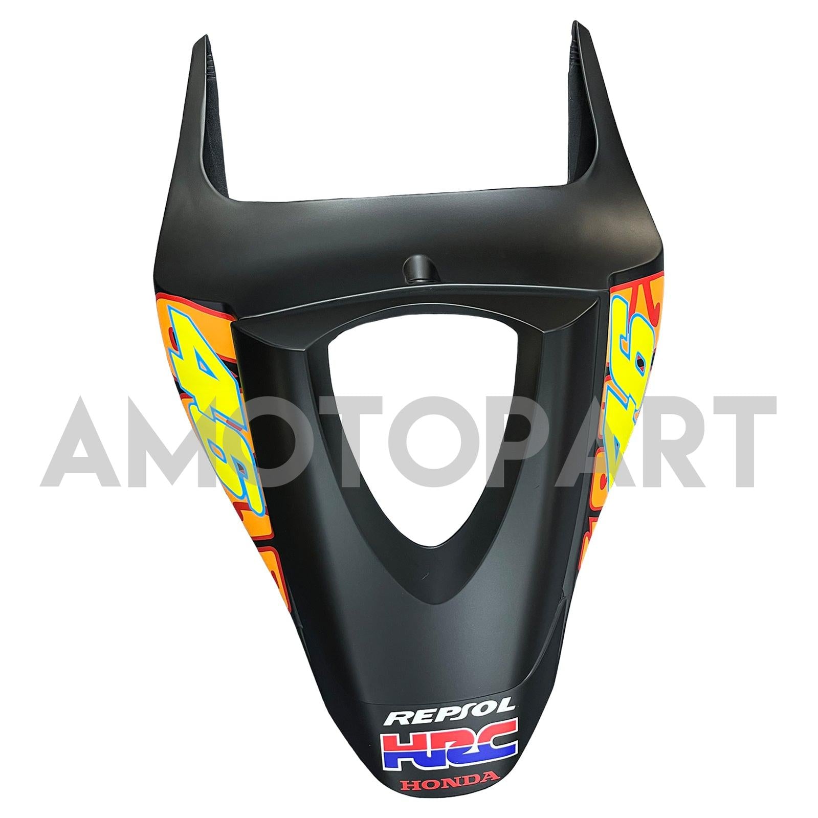 Amotopart 2007-2008 ホンダ CBR600RR ブラック&オレンジ フェアリングキット