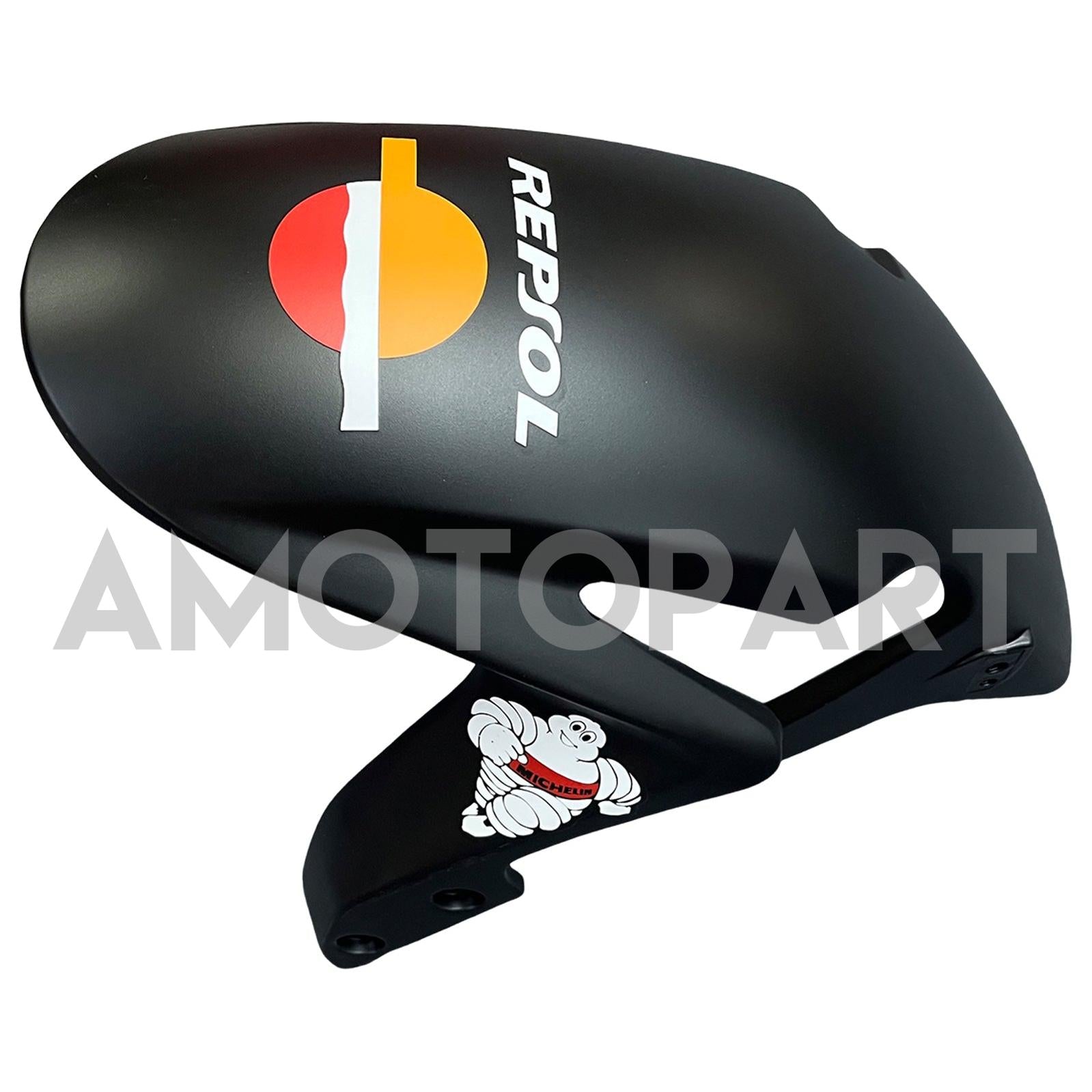 Amotopart 2007-2008 ホンダ CBR600RR ブラック&オレンジ フェアリングキット