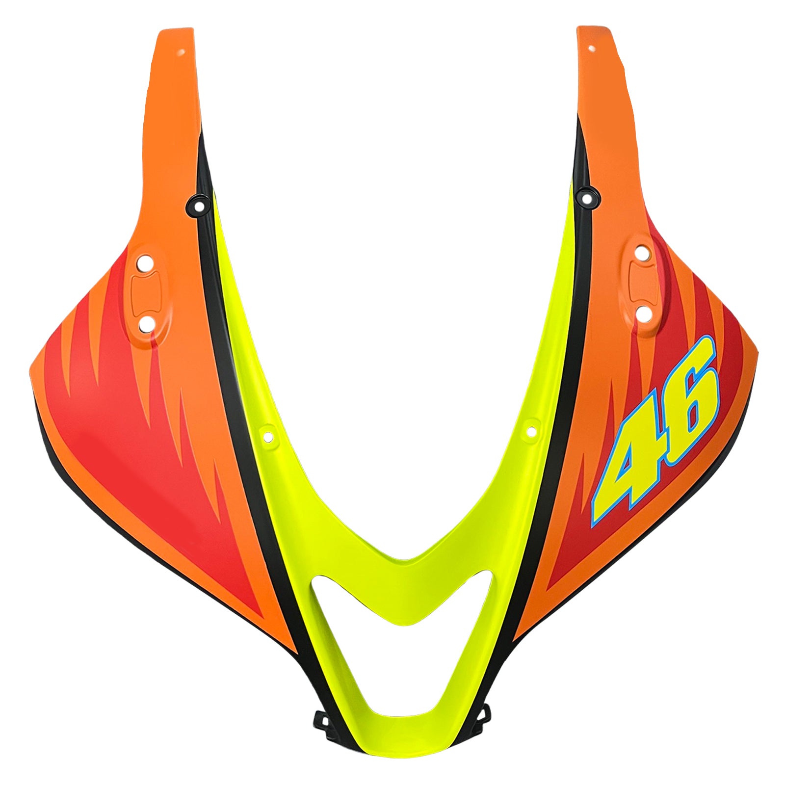 Amotopart 2007-2008 Honda CBR600RR Kit de carenado negro y naranja