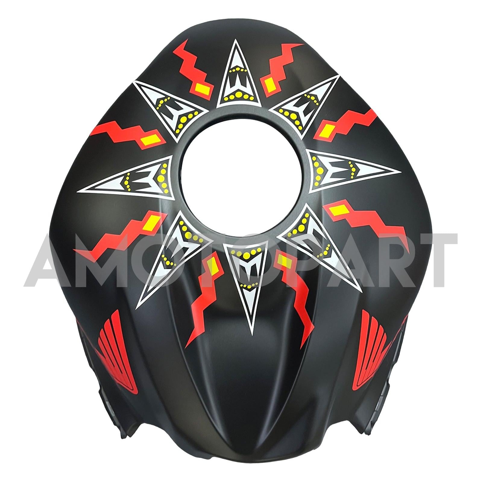 Amotopart 2007-2008 ホンダ CBR600RR ブラック&オレンジ フェアリングキット