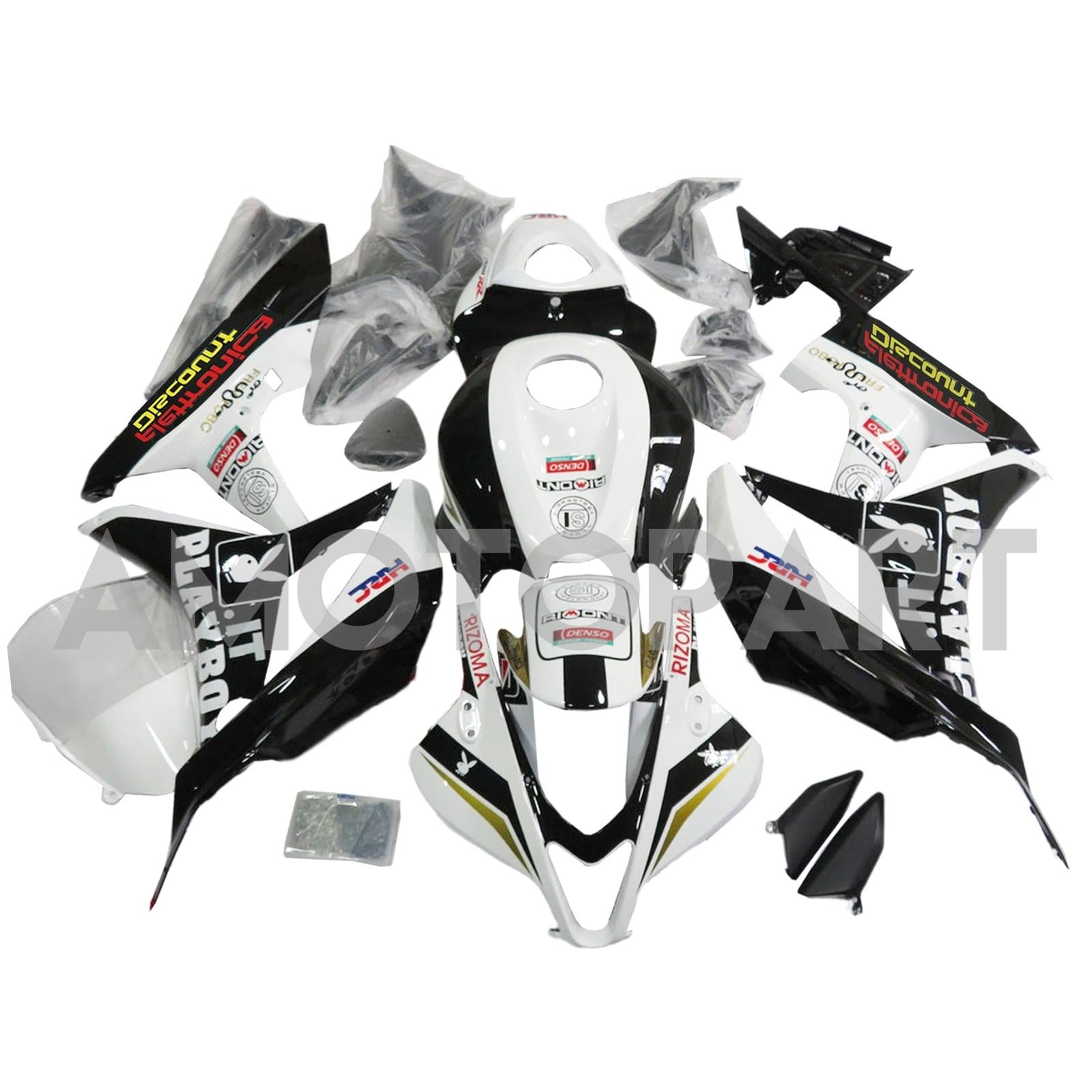Amotopart 2007–2008 Honda CBR600RR Playboy Verkleidungsset