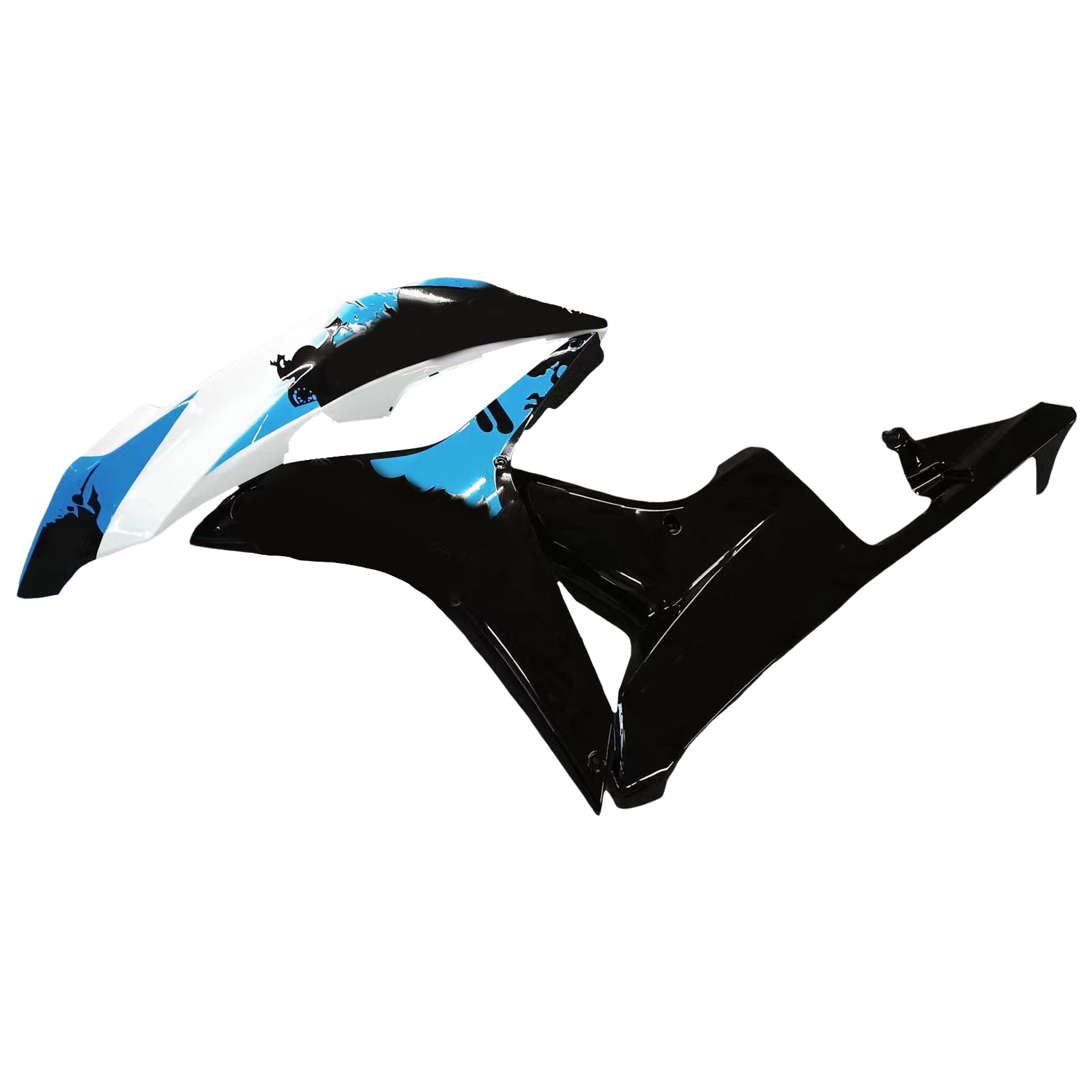 Amotopart 2007-2008 Honda CBR600 Fairing Green&BlACK KIt