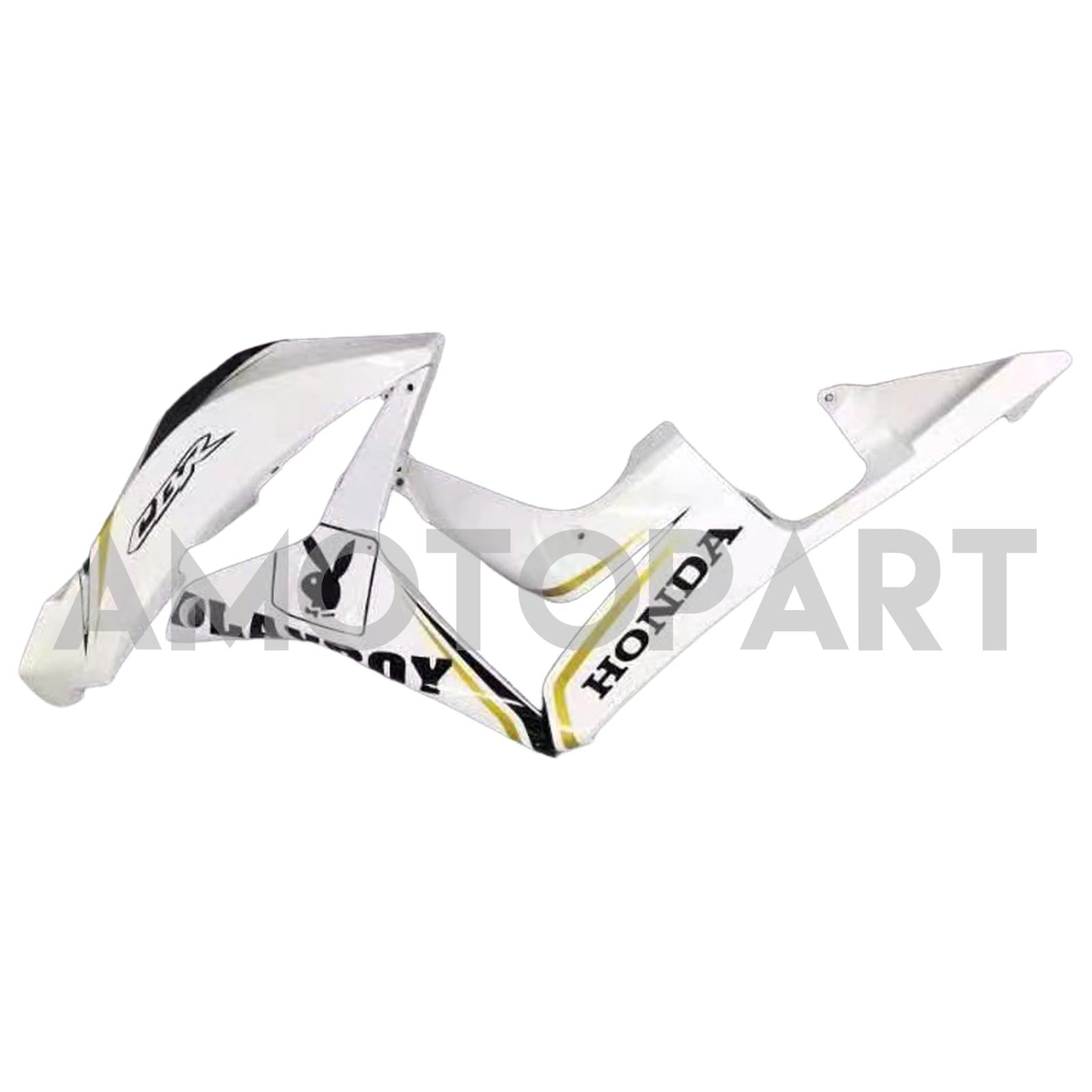 Amotopart 2007-2008 Honda CBR600 Fairing Black & White Playboy Kit