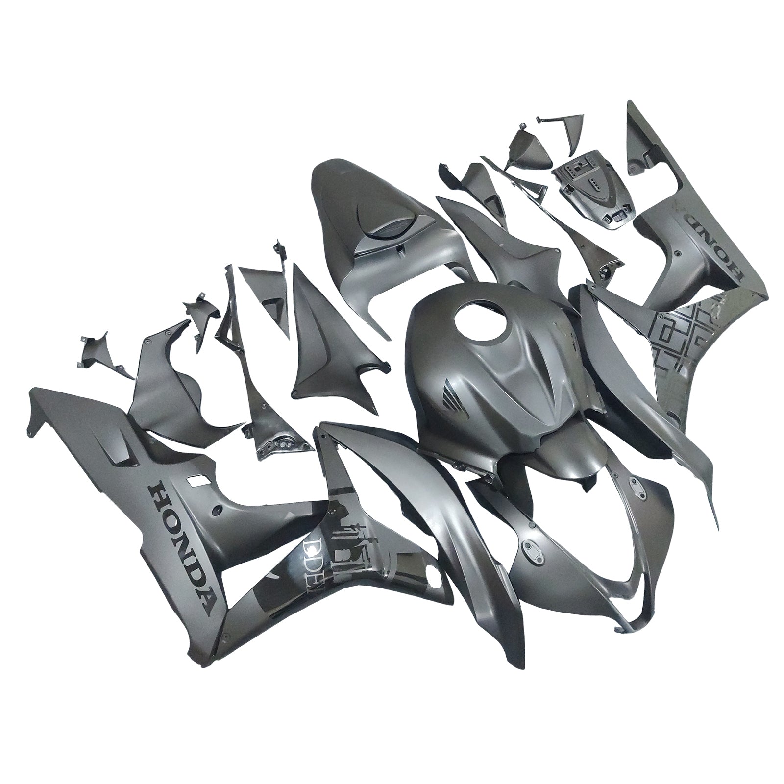 Amotopart 2007-2008 ホンダ CBR600 フェアリング ブラック キット