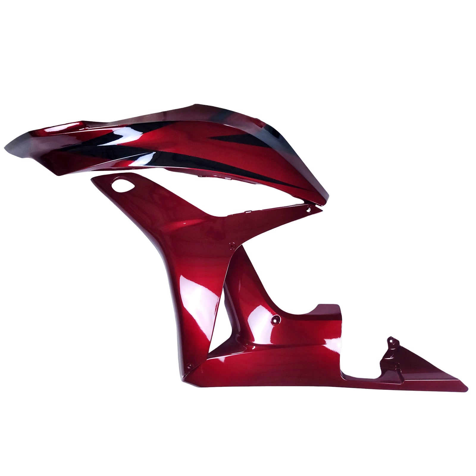 Amotopart 2007-2008 Honda CBR600RR Black Red Fairing Kit