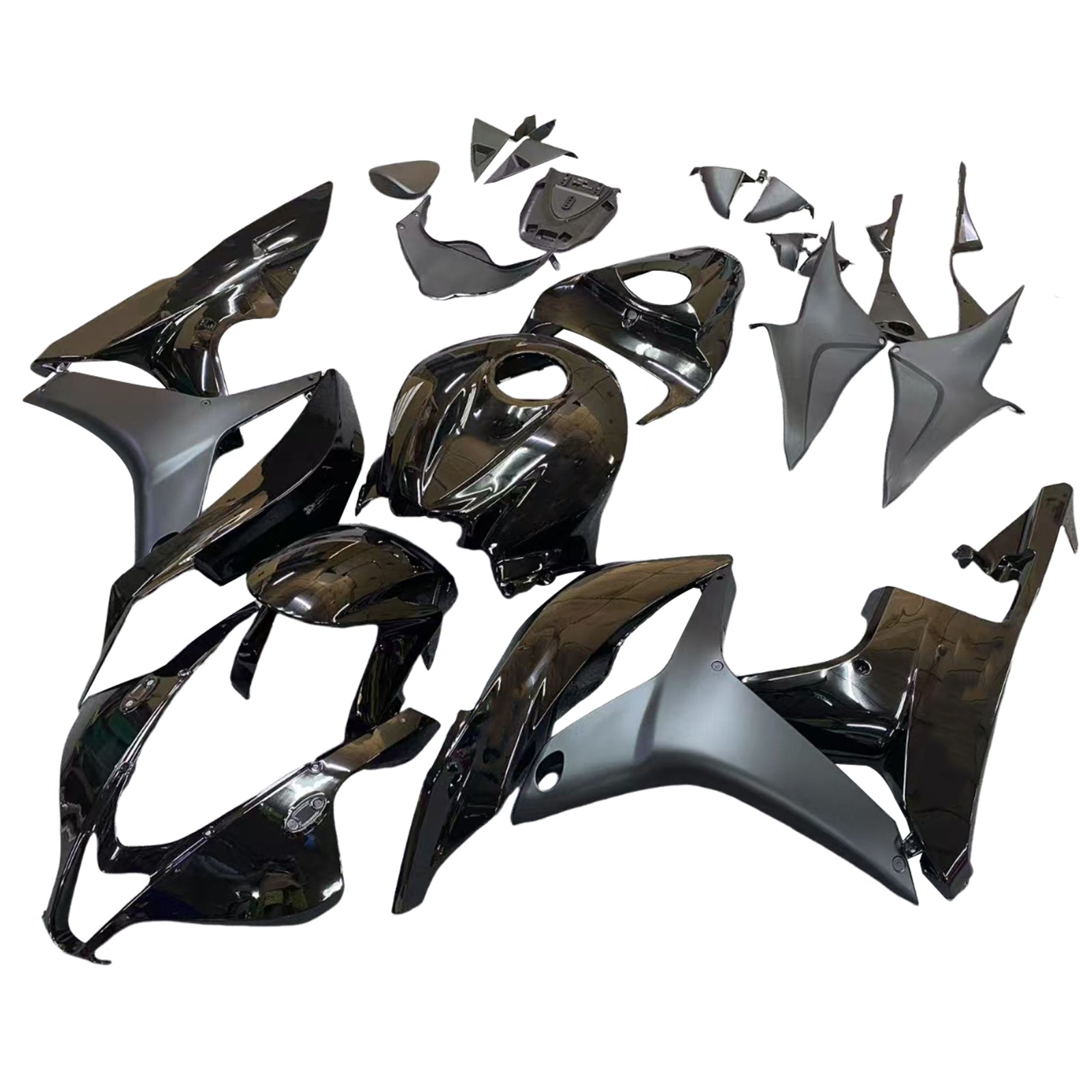 Amotopart 2007-2008 Honda CBR600RR Black Fairing Kit