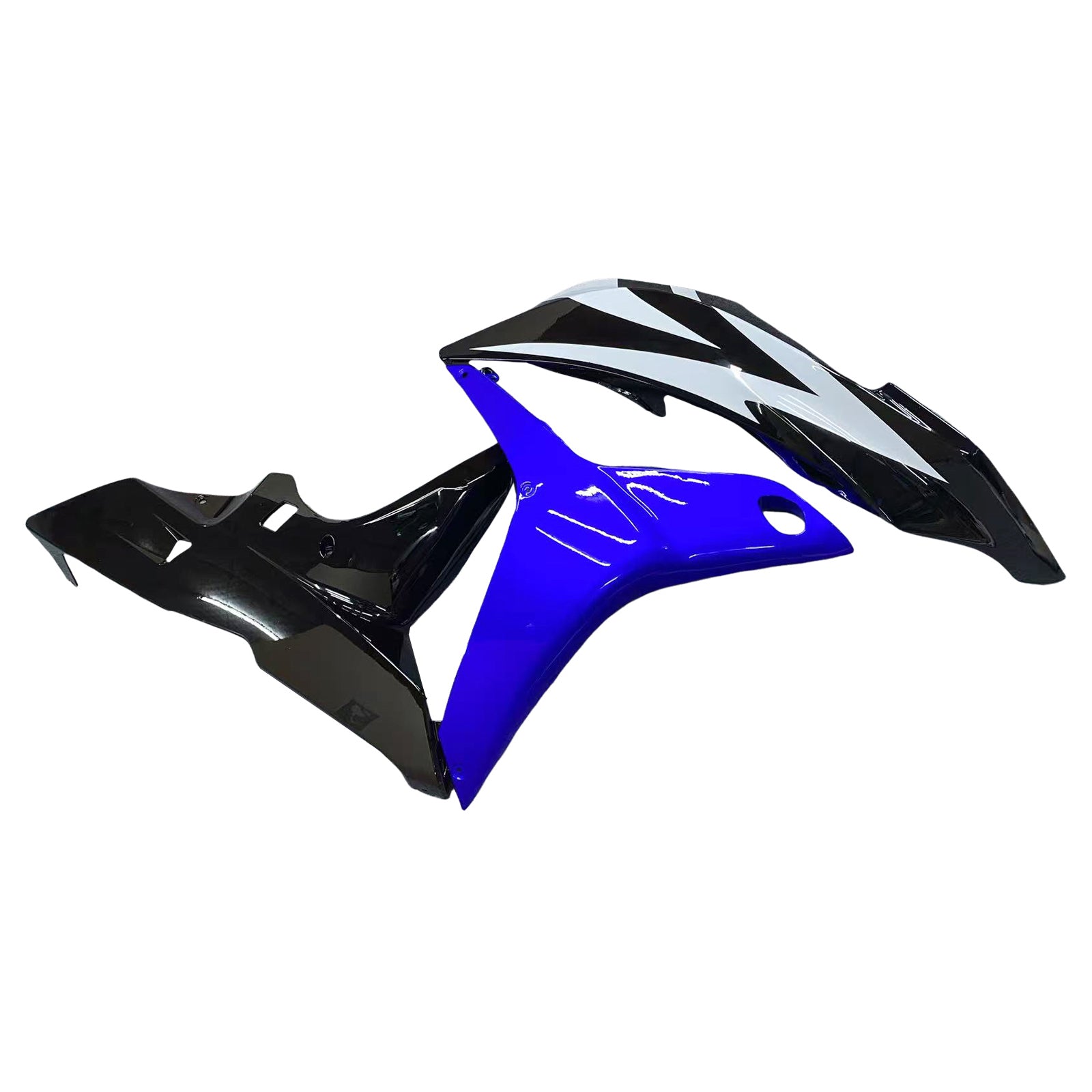 Amotopart 2007-2008 Honda CBR600RR Blue White Fairing Kit