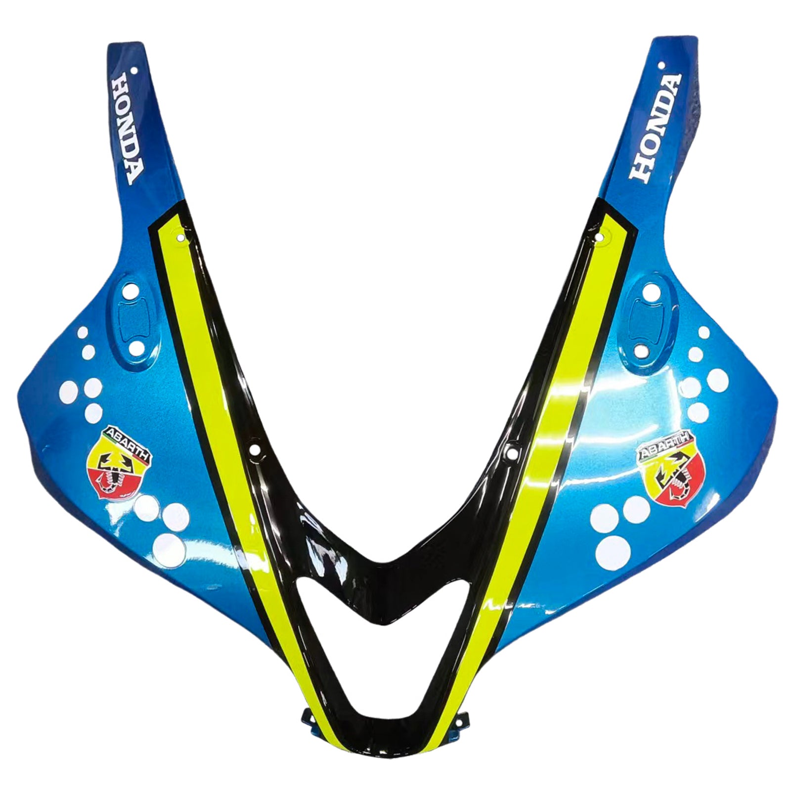 Amotopart Honda CBR600RR Vert 2007-2008&Kit de carénage Blue Monster