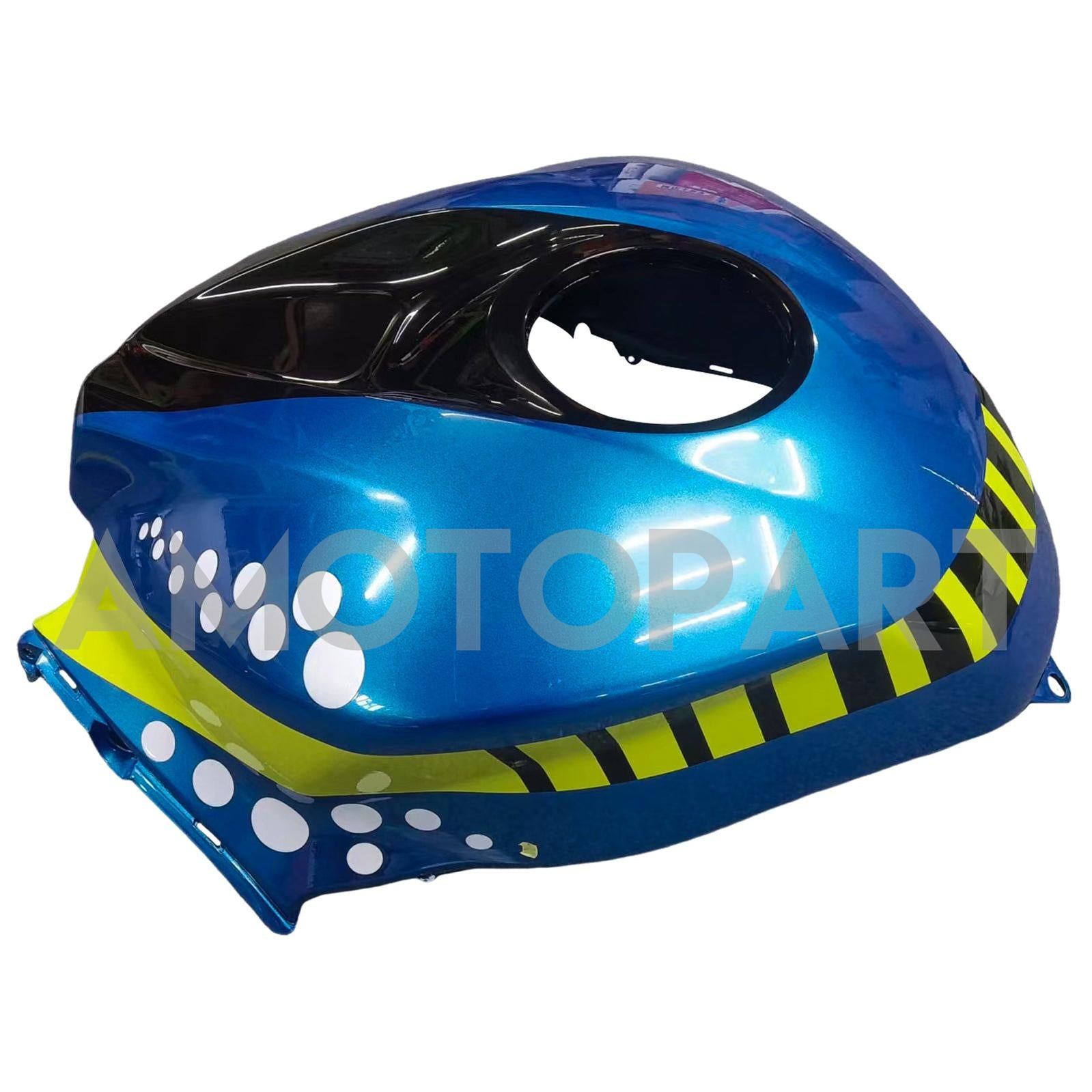 Amotopart 2007-2008 Honda CBR600RR Green & Blue Monster Fairing Kit