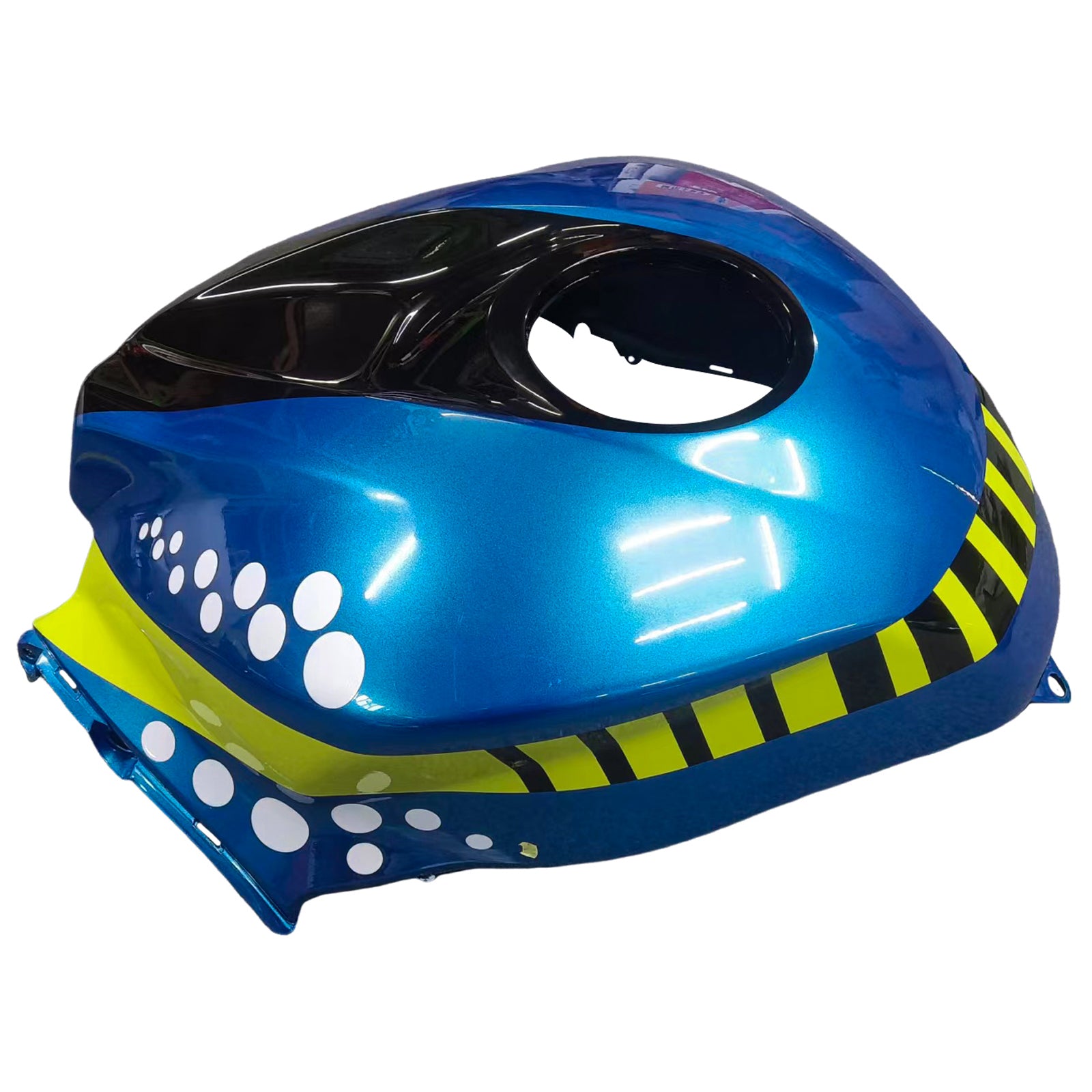 Amotopart Honda CBR600RR Vert 2007-2008&Kit de carénage Blue Monster