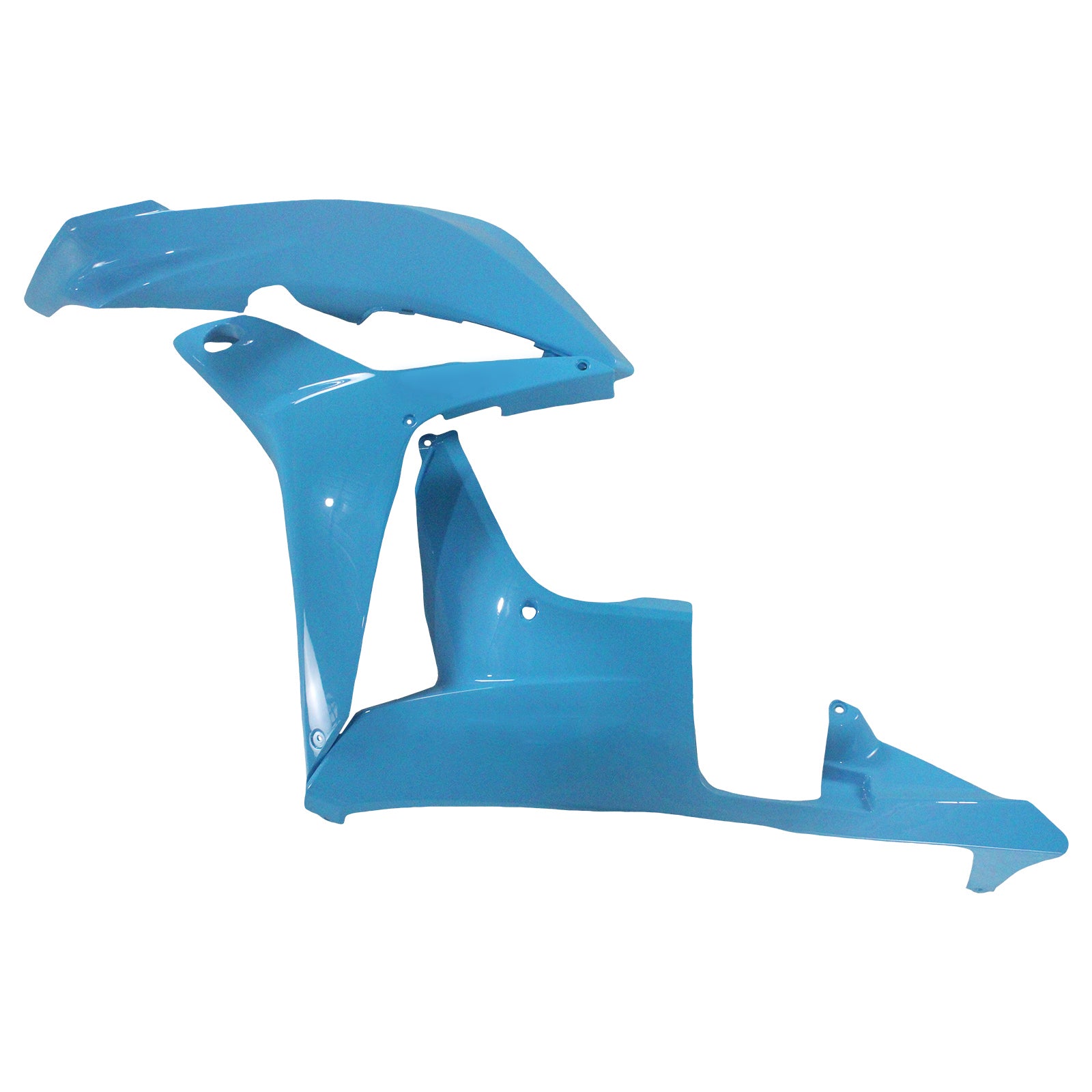 Amotopart 2007-2008 ホンダ CBR600RR ブルー&ブラック ロゴ フェアリングキット