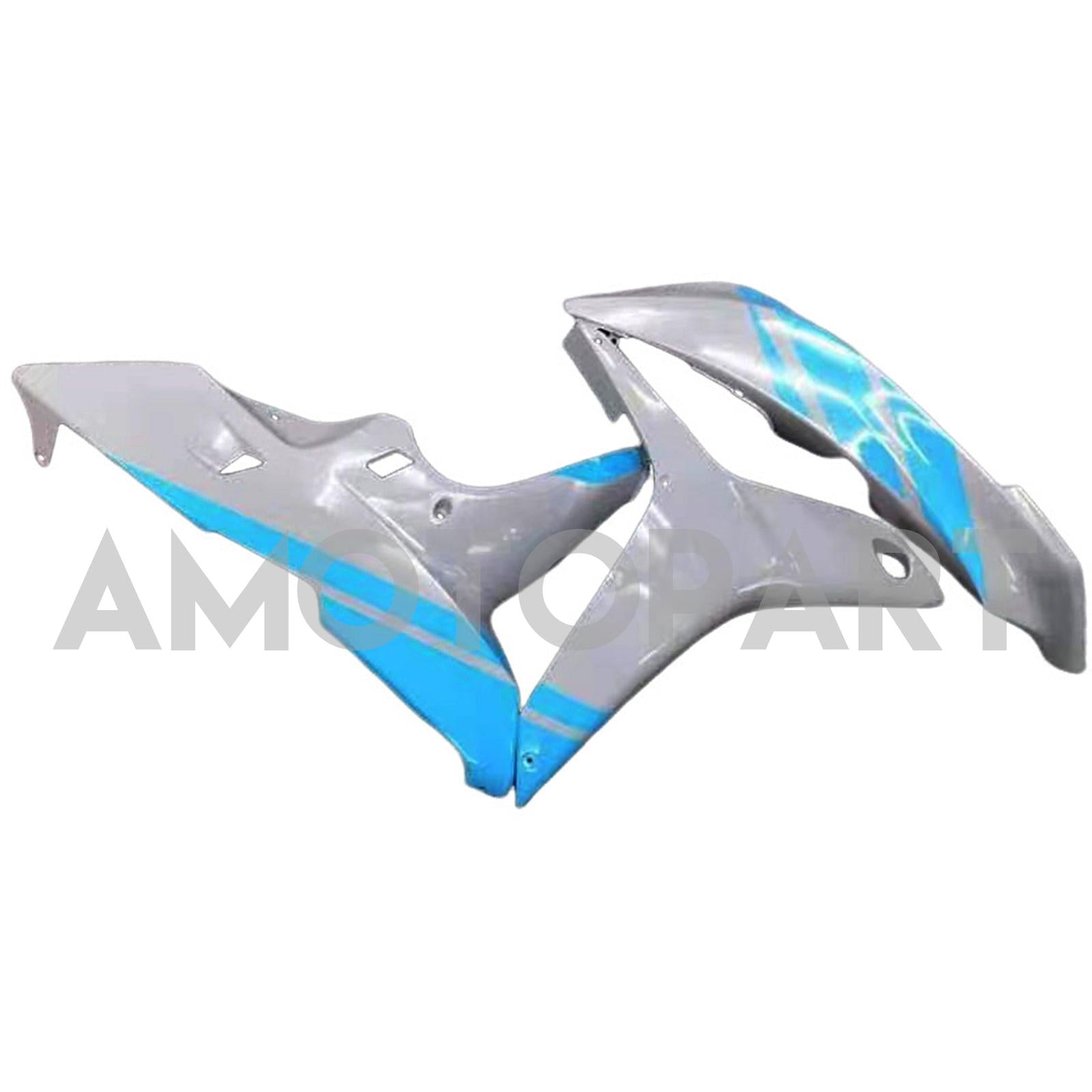 Amotopart 2007-2008 Honda CBR600RR Grey Blue Fairing Kit