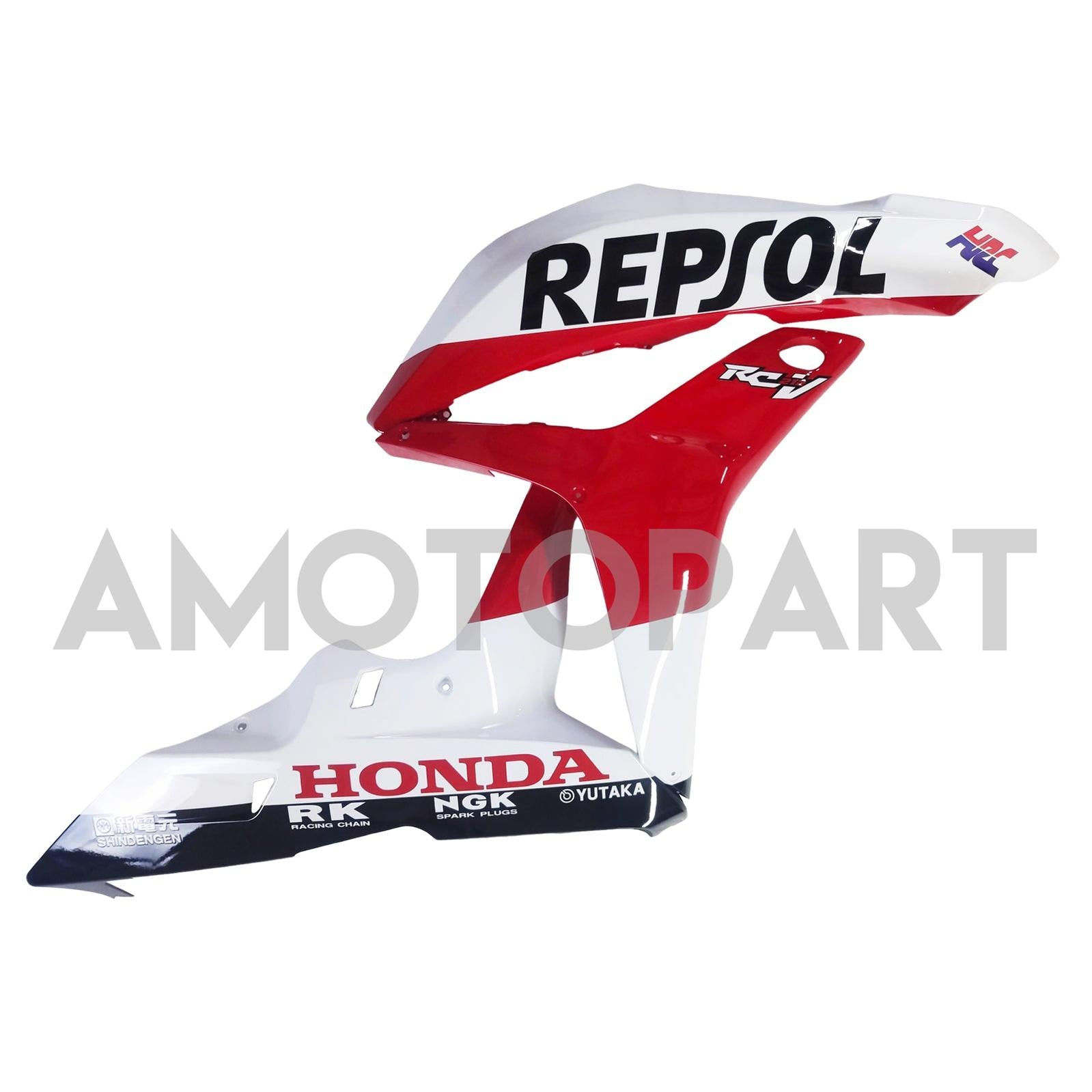 Amotopart 2007-2008 Honda CBR600RR Red Yellow White Fairing Kit