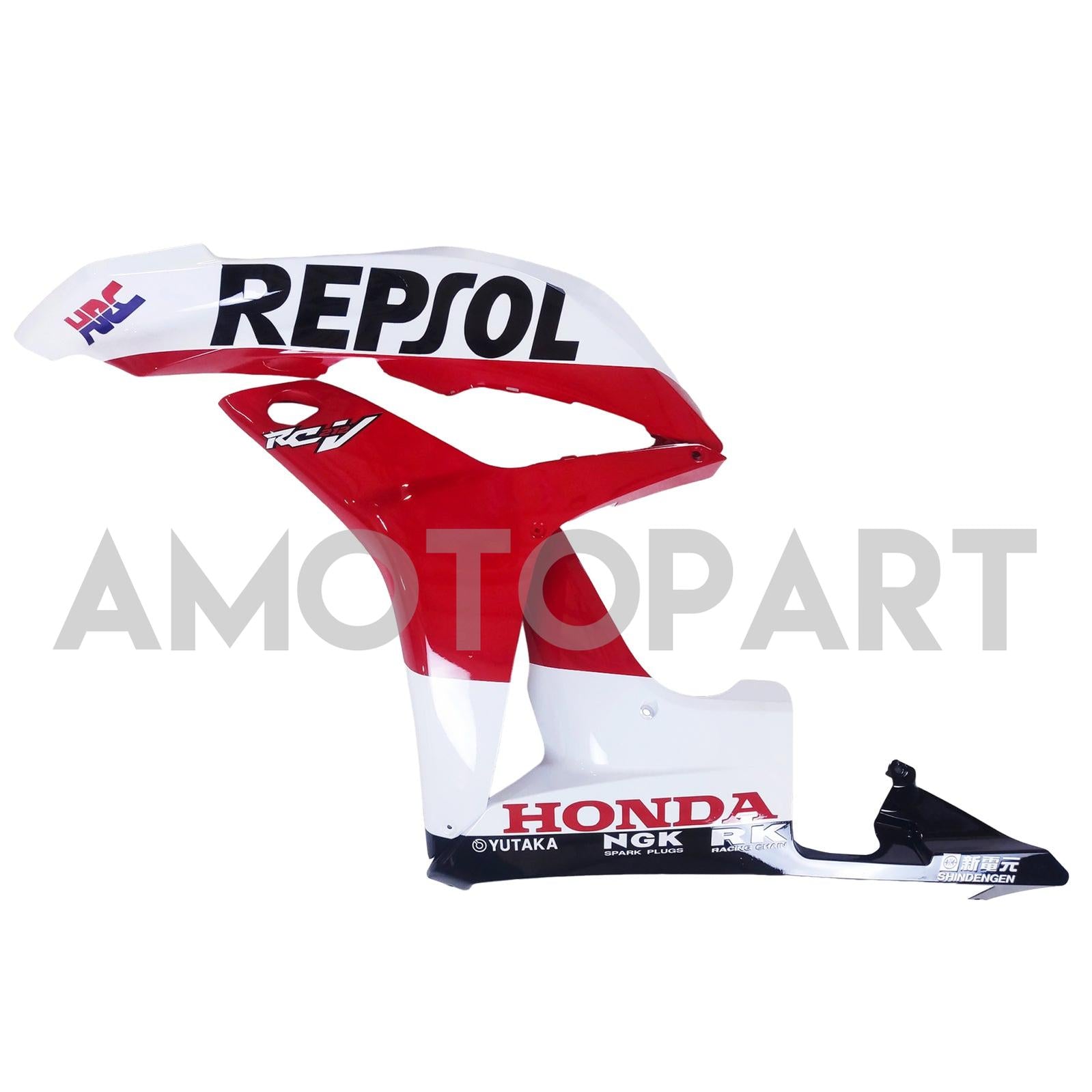 Amotopart 2007-2008 Honda CBR600RR Red Yellow White Fairing Kit
