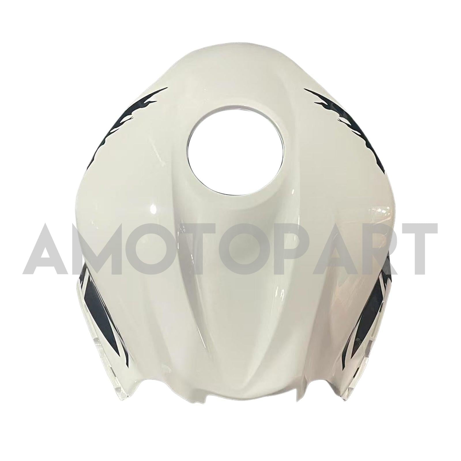Amotopart 2007-2008 Honda CBR600RR Black White Fairing Kit