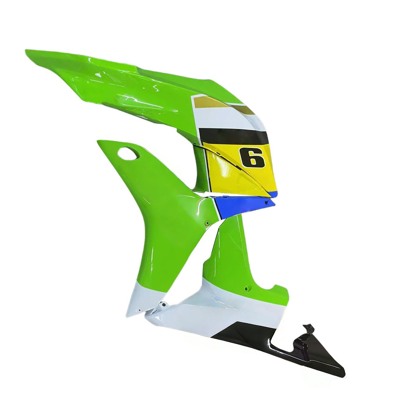 Amotopart 2007-2008 Honda CBR600RR Groene geel witte kuipkit