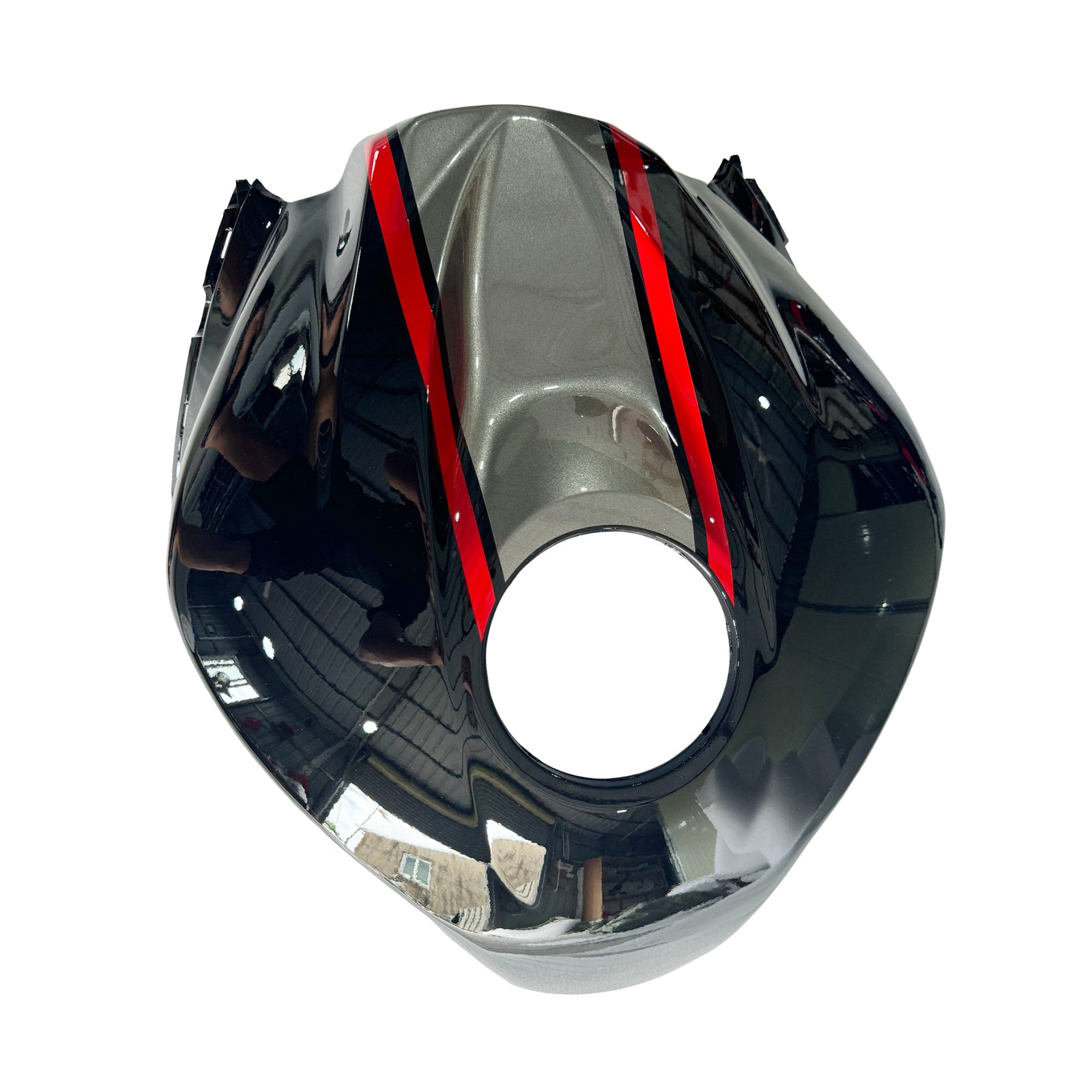 Amotopart 2007-2008 Honda CBR600RR Kit de carénage noir gris rouge