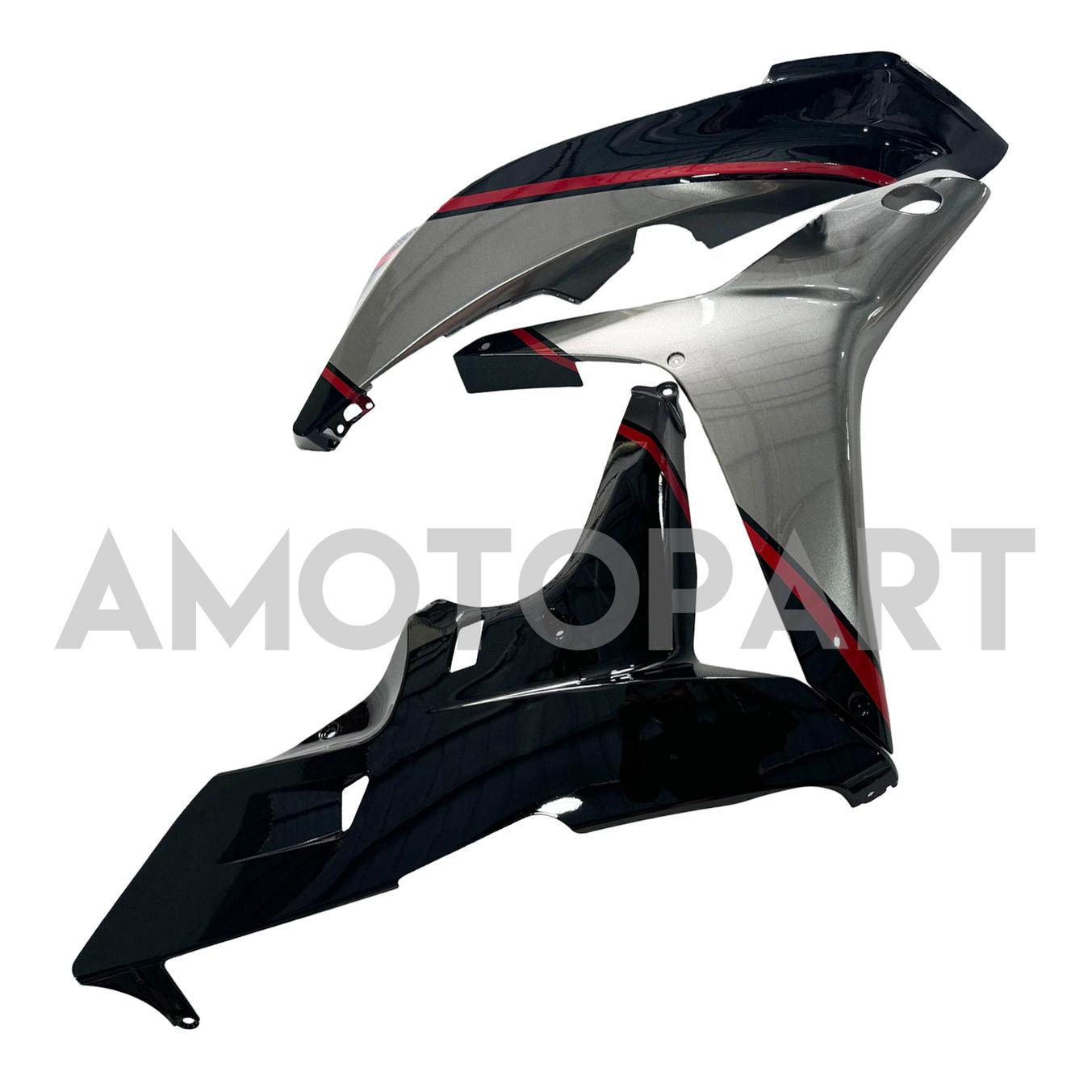 Amotopart 2007-2008 ホンダ CBR600RR レッドグレーブラックフェアリングキット