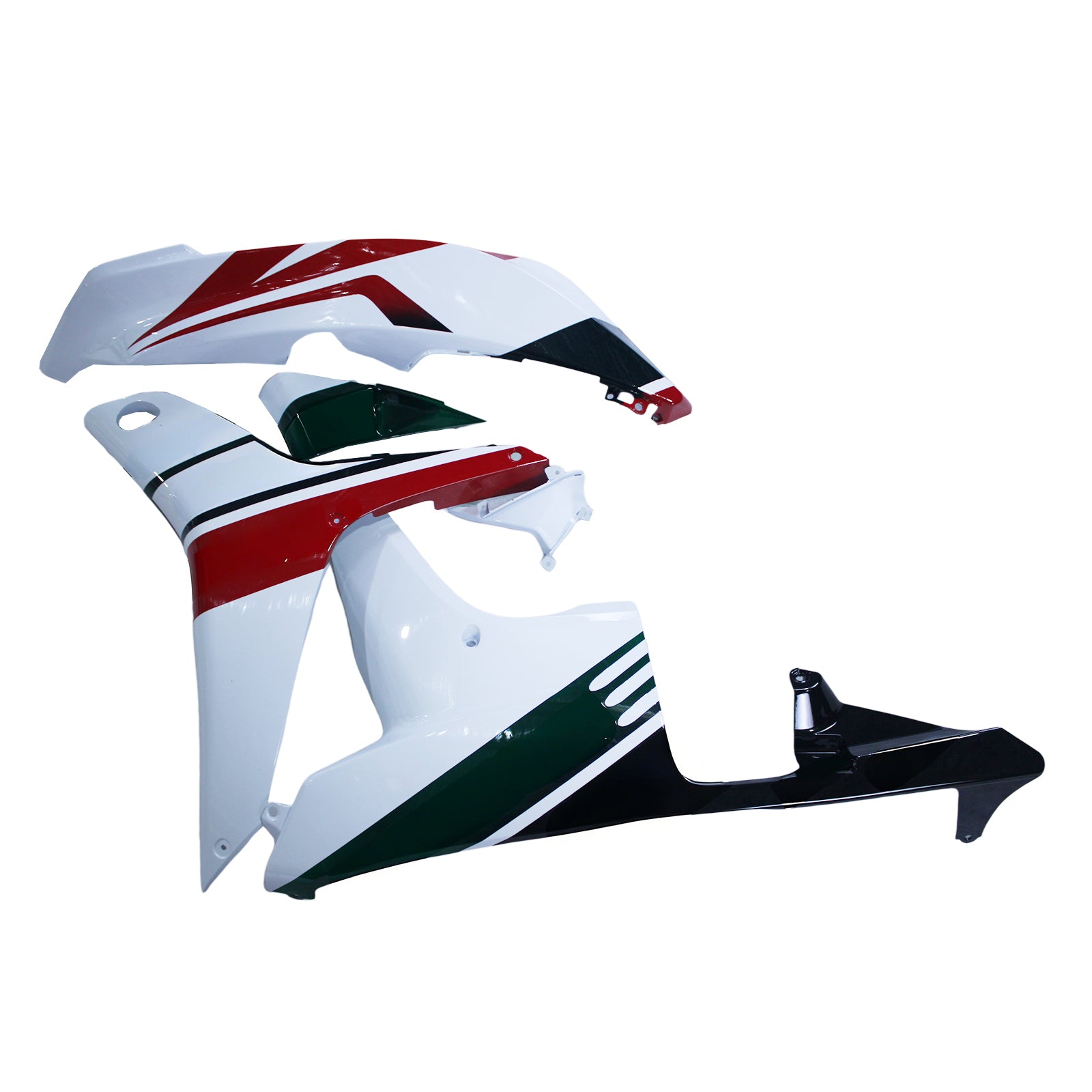 AMOTOPART 2007-2008 Honda CBR600RR VIT RED Green Fairing Kit