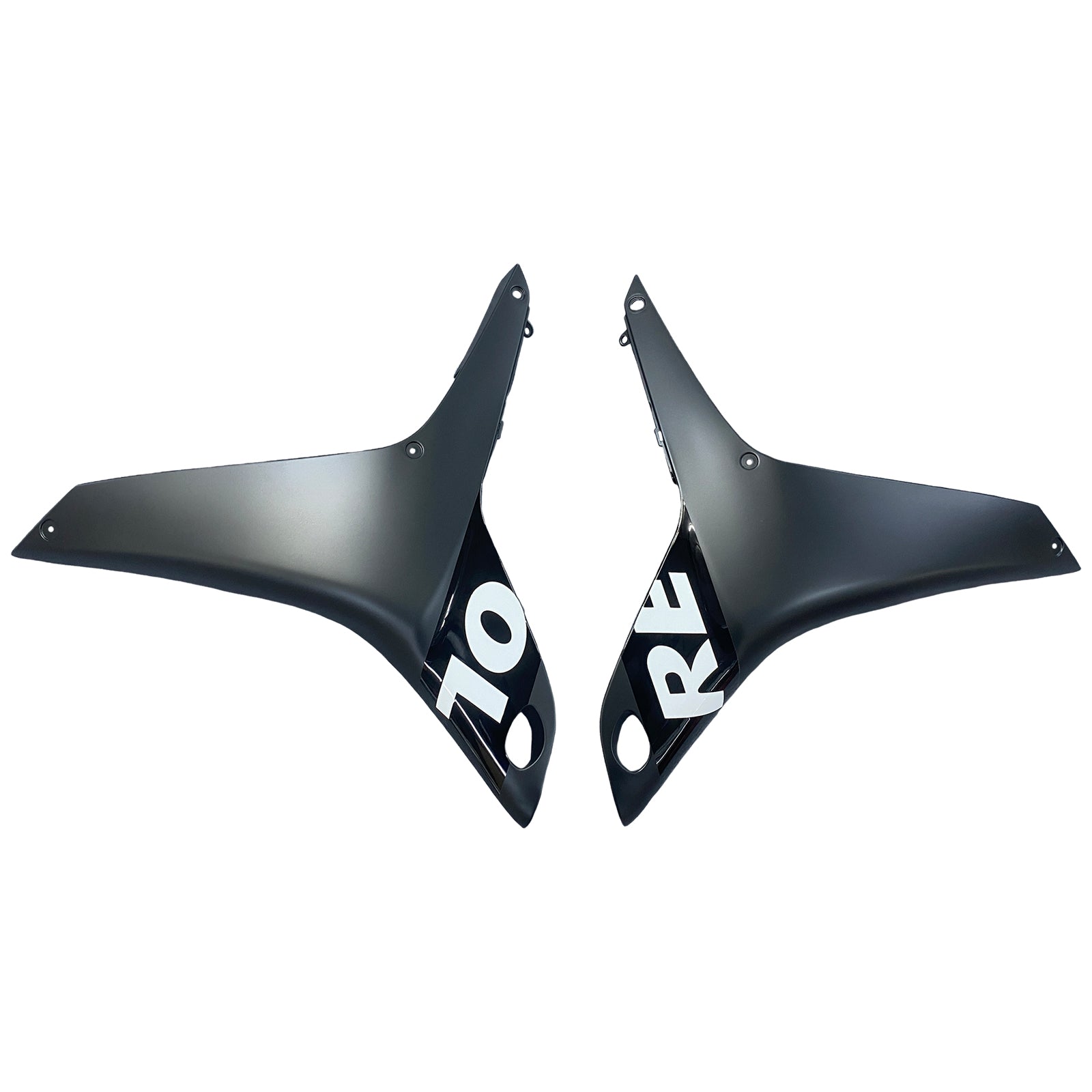 Amotopart 2007-2008 Honda CBR600RR Kit de carenado negro blanco rojo