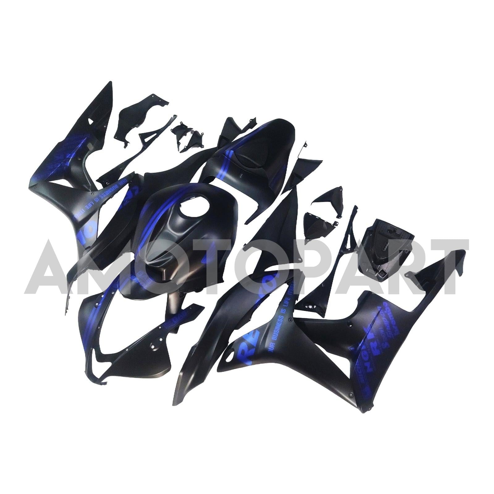 Amotopart 2007-2008 Honda CBR600RR BLACK BLUE FAILING KIT
