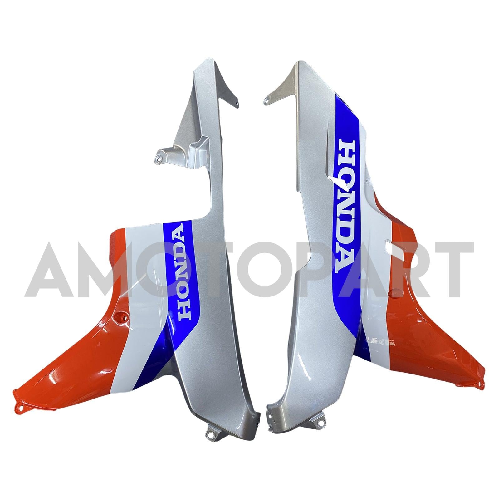 Amotopart 2007-2008 Honda CBR600RR Orange Blue White Fairing Kit