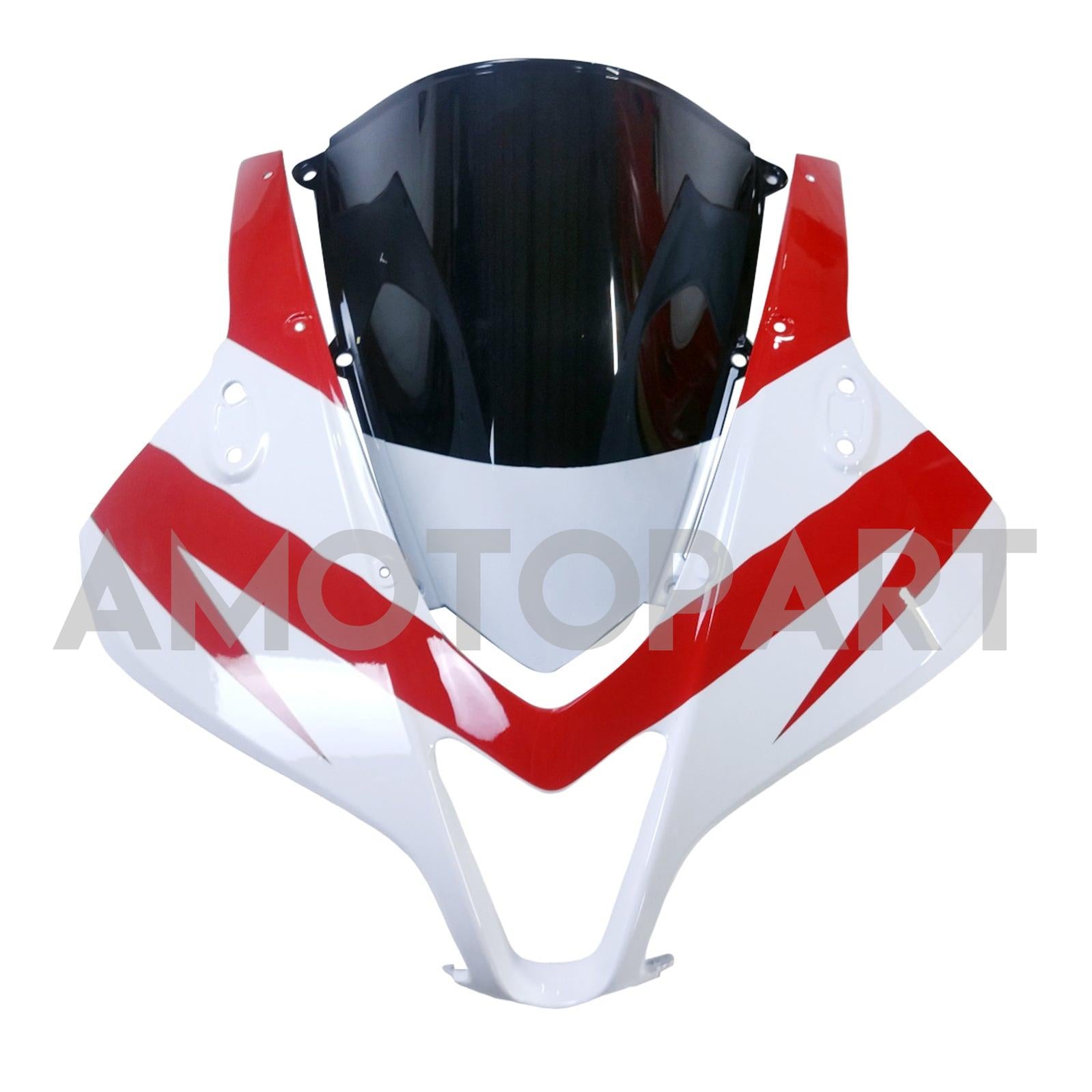 Amotopart 2007-2008 Honda CBR600RR Red White Fairing Zestaw
