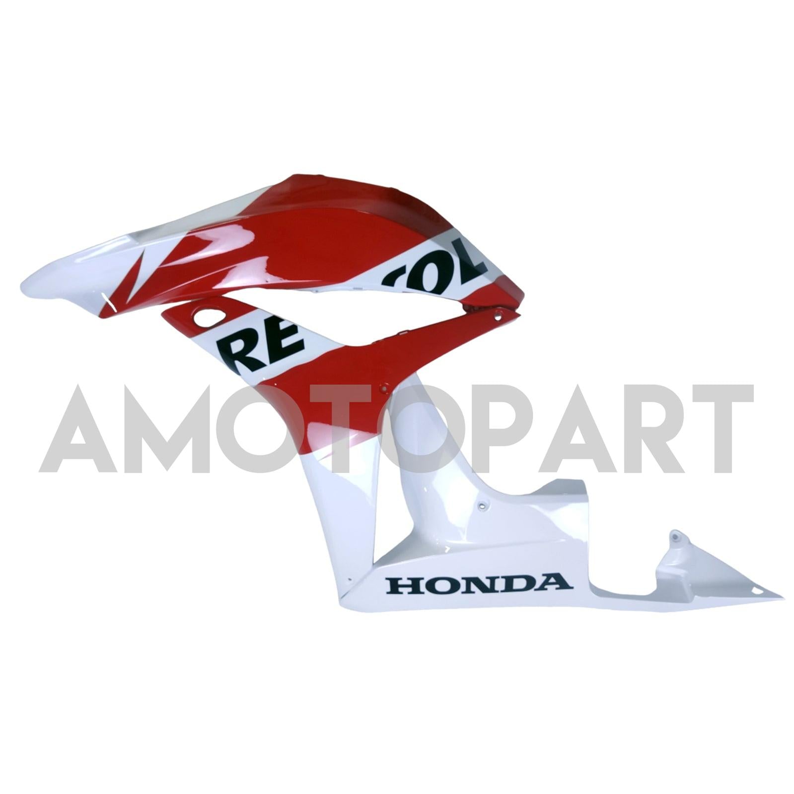 Amotopart 2007-2008 Honda CBR600RR Red White Fairing Zestaw