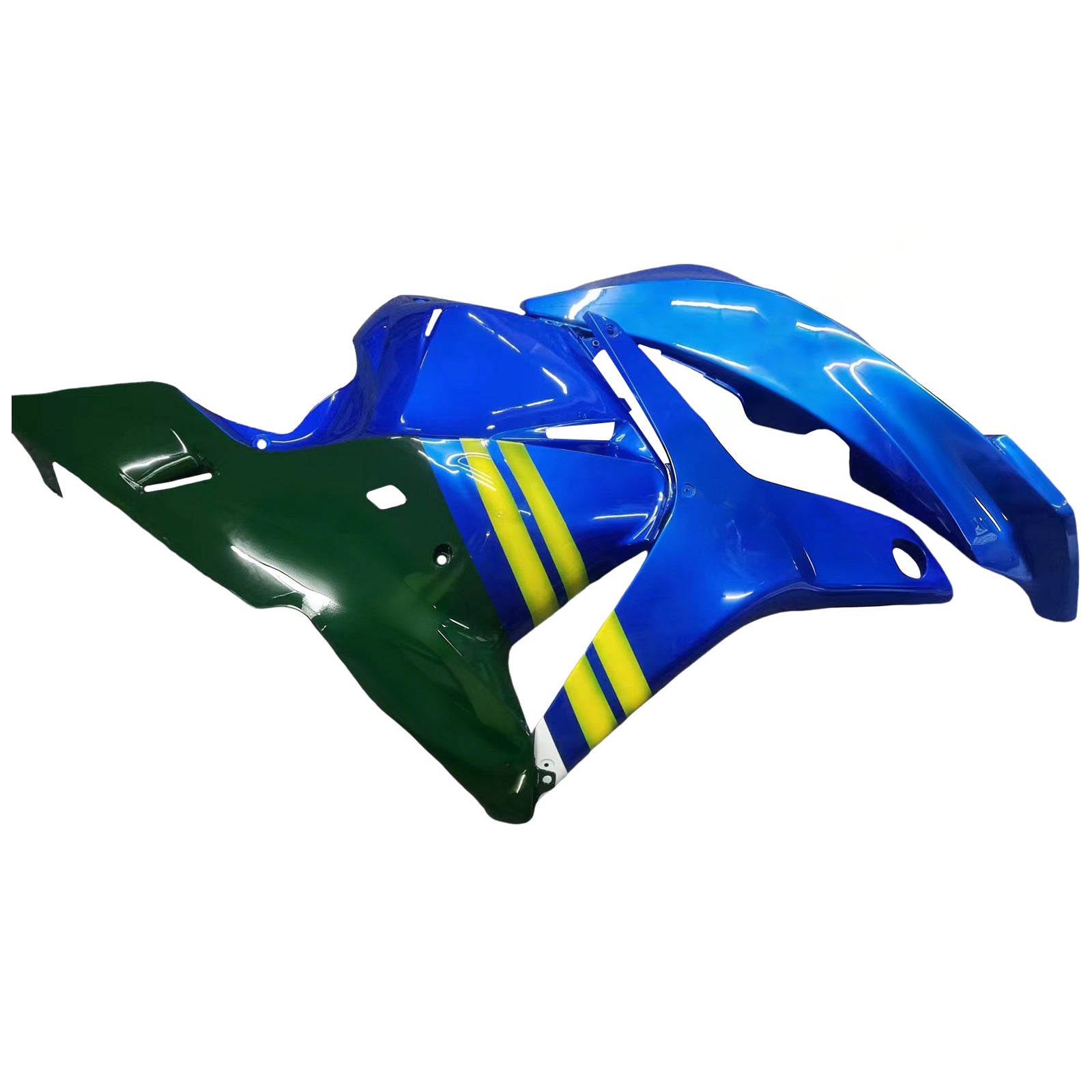 Amotopart Honda CBR600RR Bleu 2009-2012&Kit de carénage vert