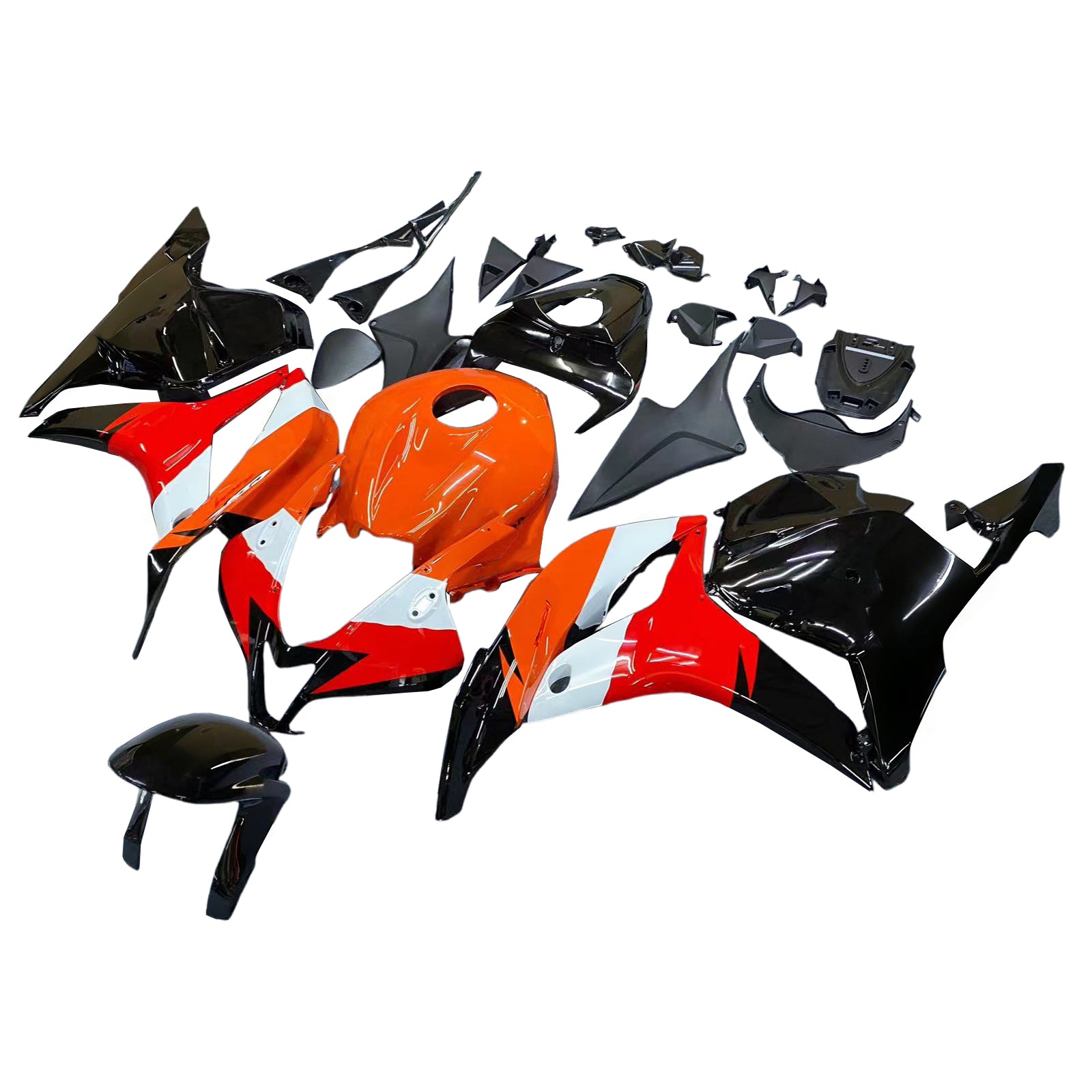 Amotopart 2009-2012 Honda CBR600RR Red&Orange Repjol Fairing Kit