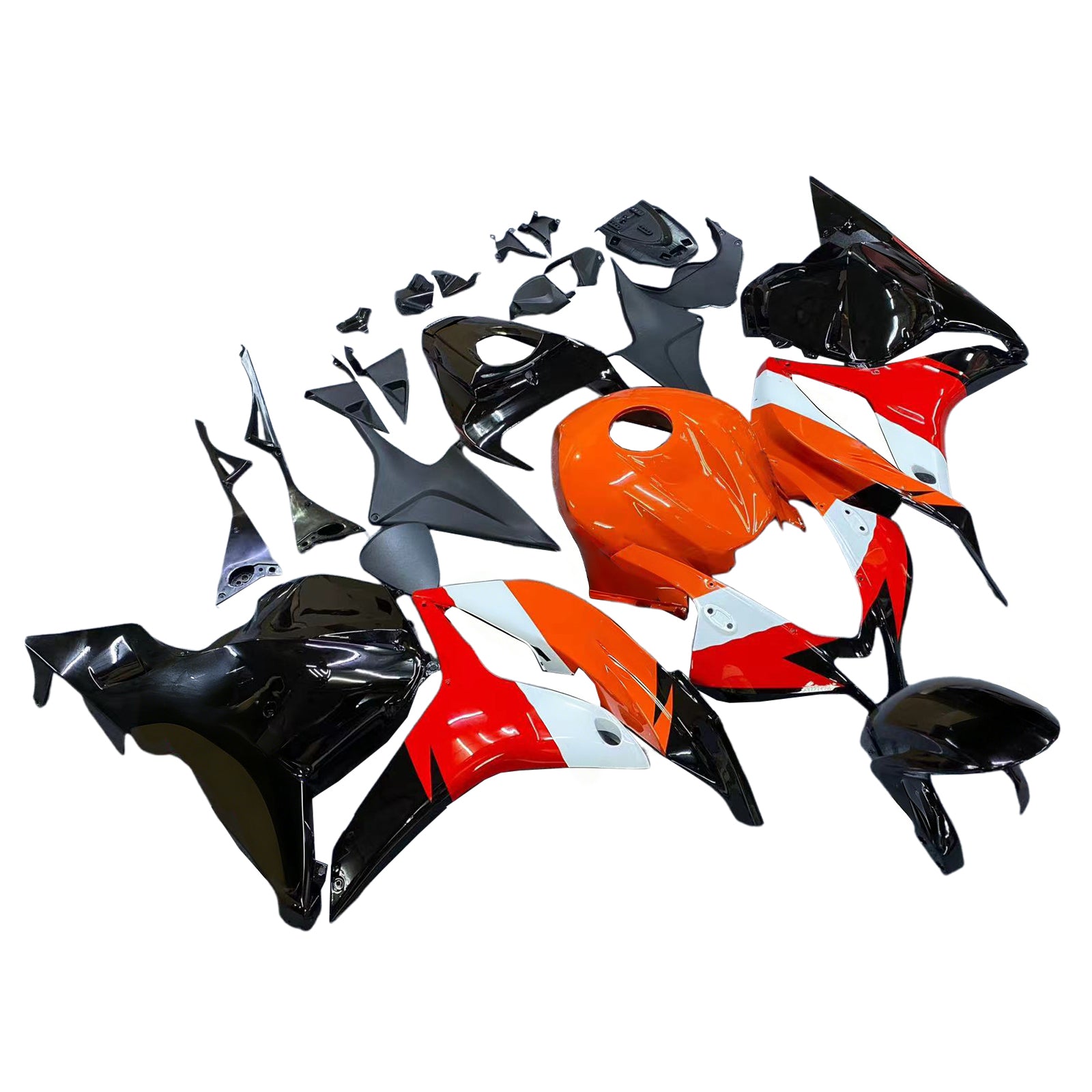 Amotopart 2009-2012 Honda CBR600RR Red&Orange Repjol Fairing Kit