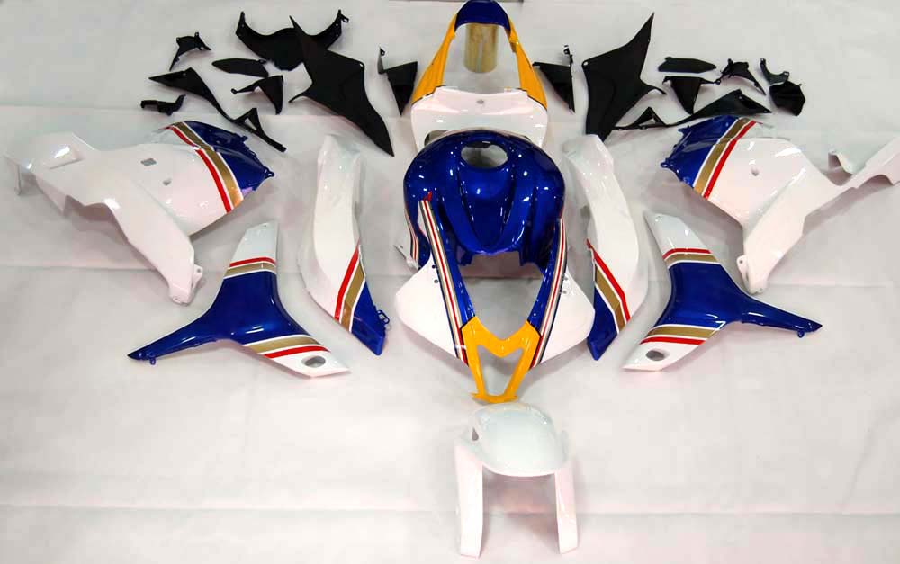Amotopart 2009-2012 Honda CBR600RR Blue&Yellow Fairing Kit